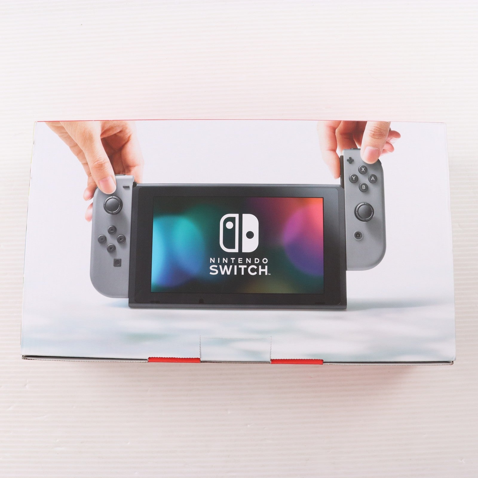 【中古即納】[Switch] (本体) Nintendo Switch(ニンテンドースイッチ) Joy-Con(L)/R グレー 任天堂(HAC-S-KAAAA)(20170303)