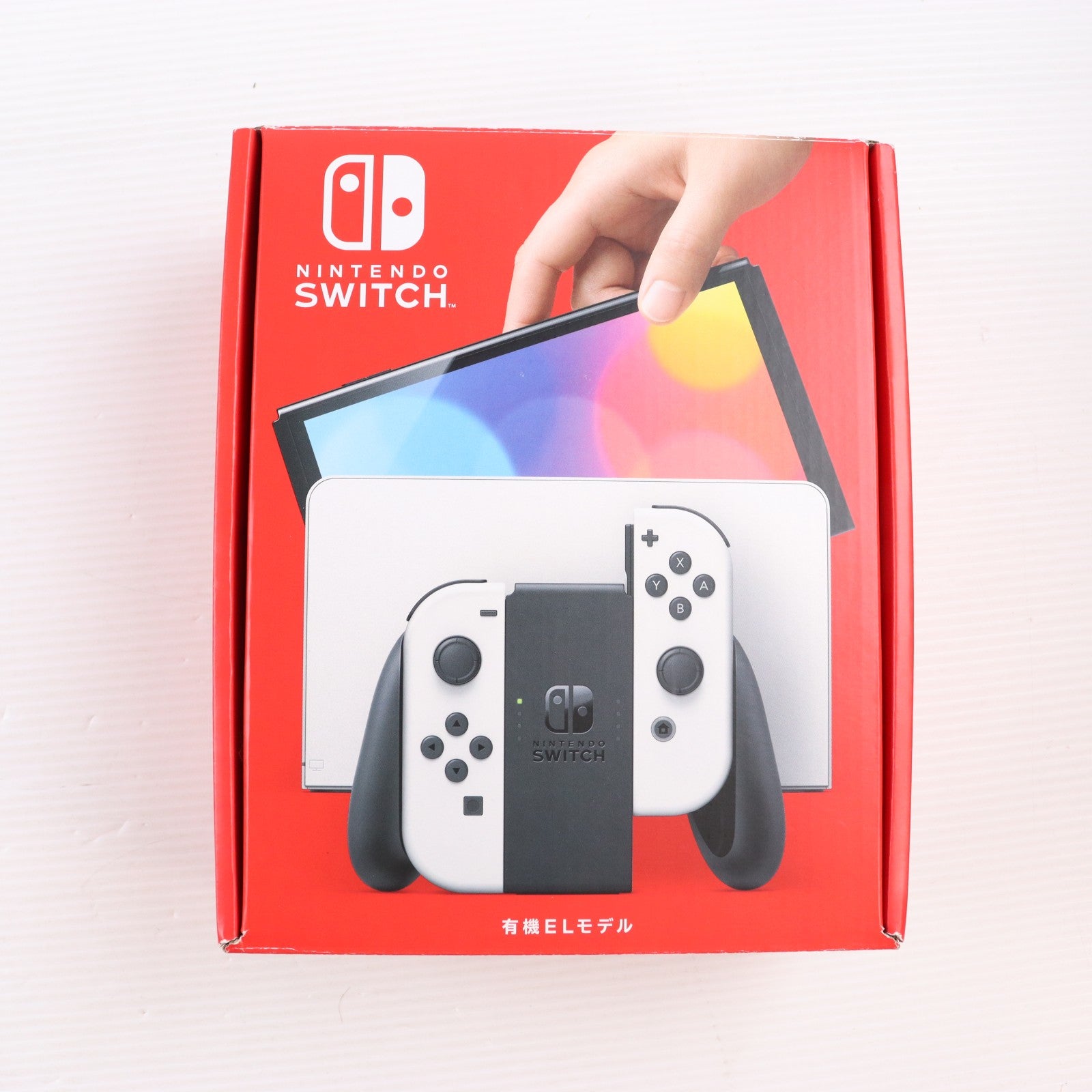 【中古即納】[Switch] (本体) Nintendo Switch(ニンテンドースイッチ) 有機ELモデル Joy-Con(L)/(R) ホワイト 任天堂(HEG-S-KAAAA)(20211008)