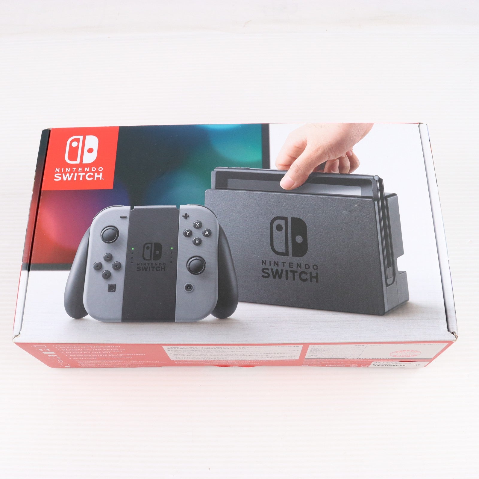 【中古即納】[Switch] (本体) Nintendo Switch(ニンテンドースイッチ) Joy-Con(L)/R グレー 任天堂(HAC-S-KAAAA)(20170303)