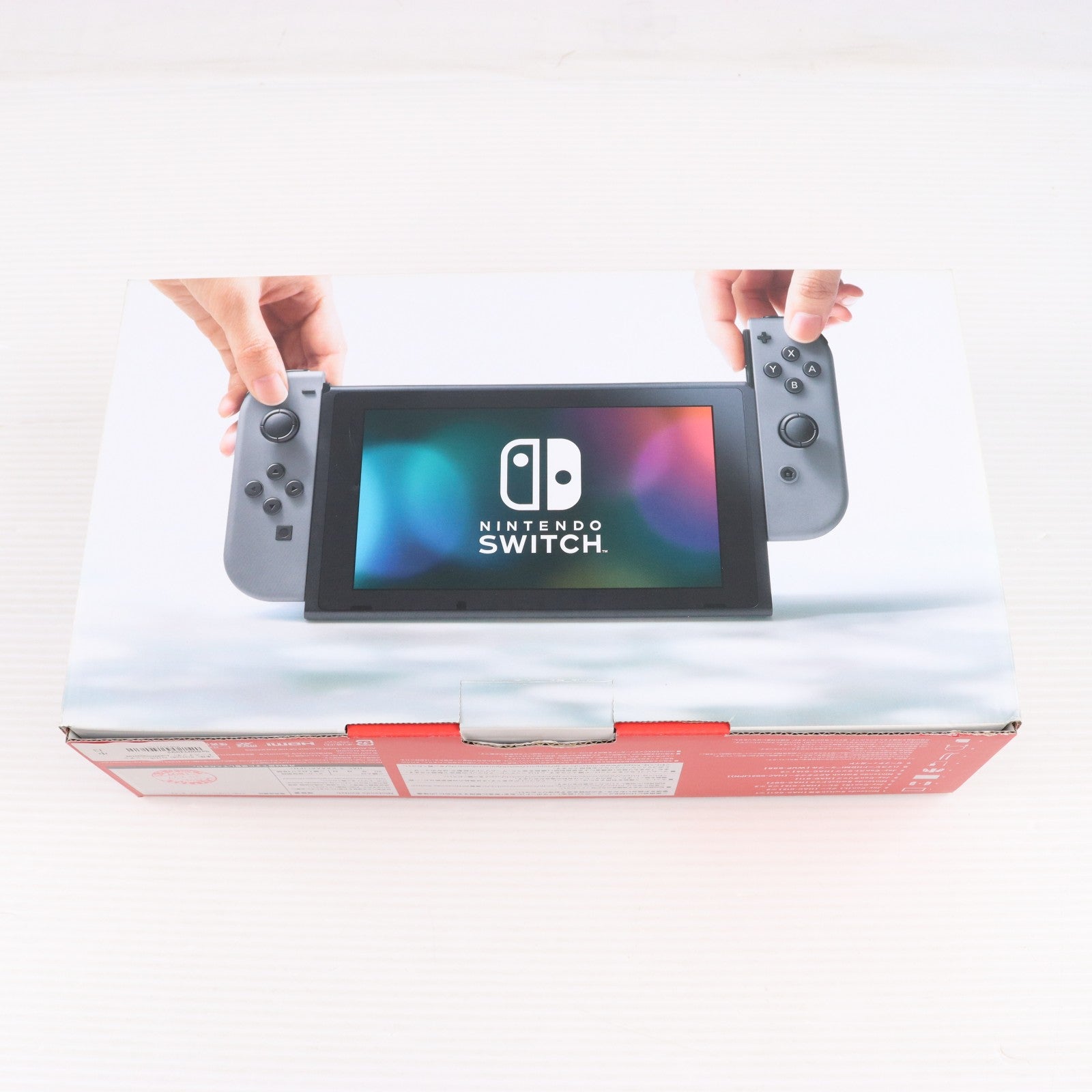 【中古即納】[Switch] (本体) Nintendo Switch(ニンテンドースイッチ) Joy-Con(L)/R グレー 任天堂(HAC-S-KAAAA)(20170303)