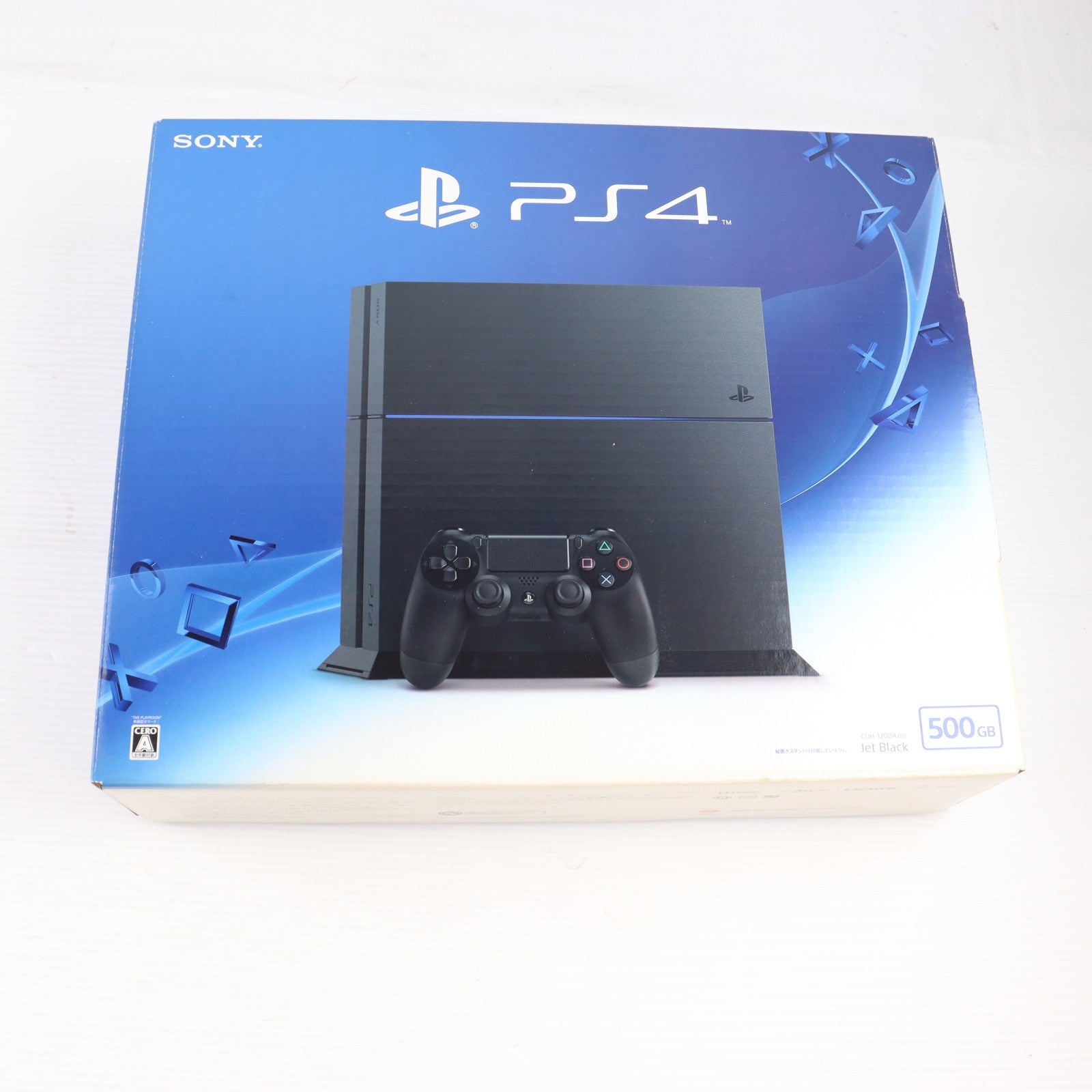 【中古即納】[PS4] (本体) PlayStation 4(プレイステーション4) ジェット・ブラック HDD500GB SCE(CUH-1200AB01)(20150625)