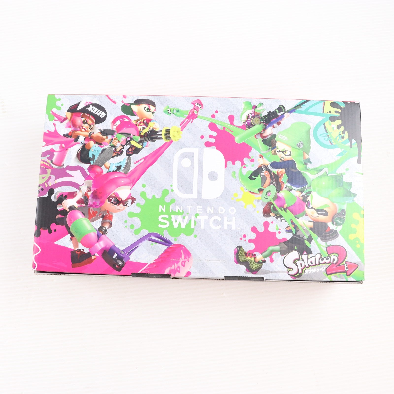 【中古即納】[Switch] (本体) Nintendo Switch(ニンテンドースイッチ) スプラトゥーン2セット 任天堂(HAC-S-KACEA)(20170721)