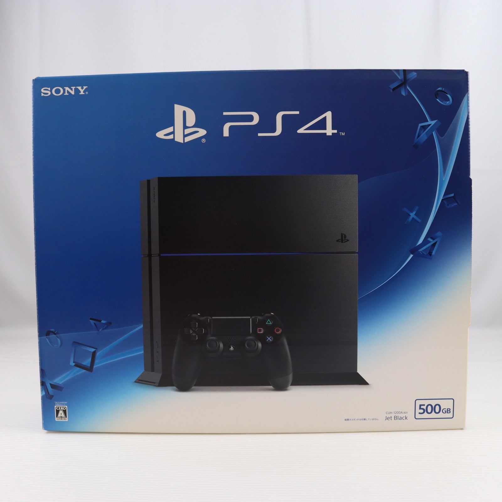 【中古即納】[PS4] (本体) PlayStation 4(プレイステーション4) ジェット・ブラック HDD500GB SCE(CUH-1200AB01)(20150625)