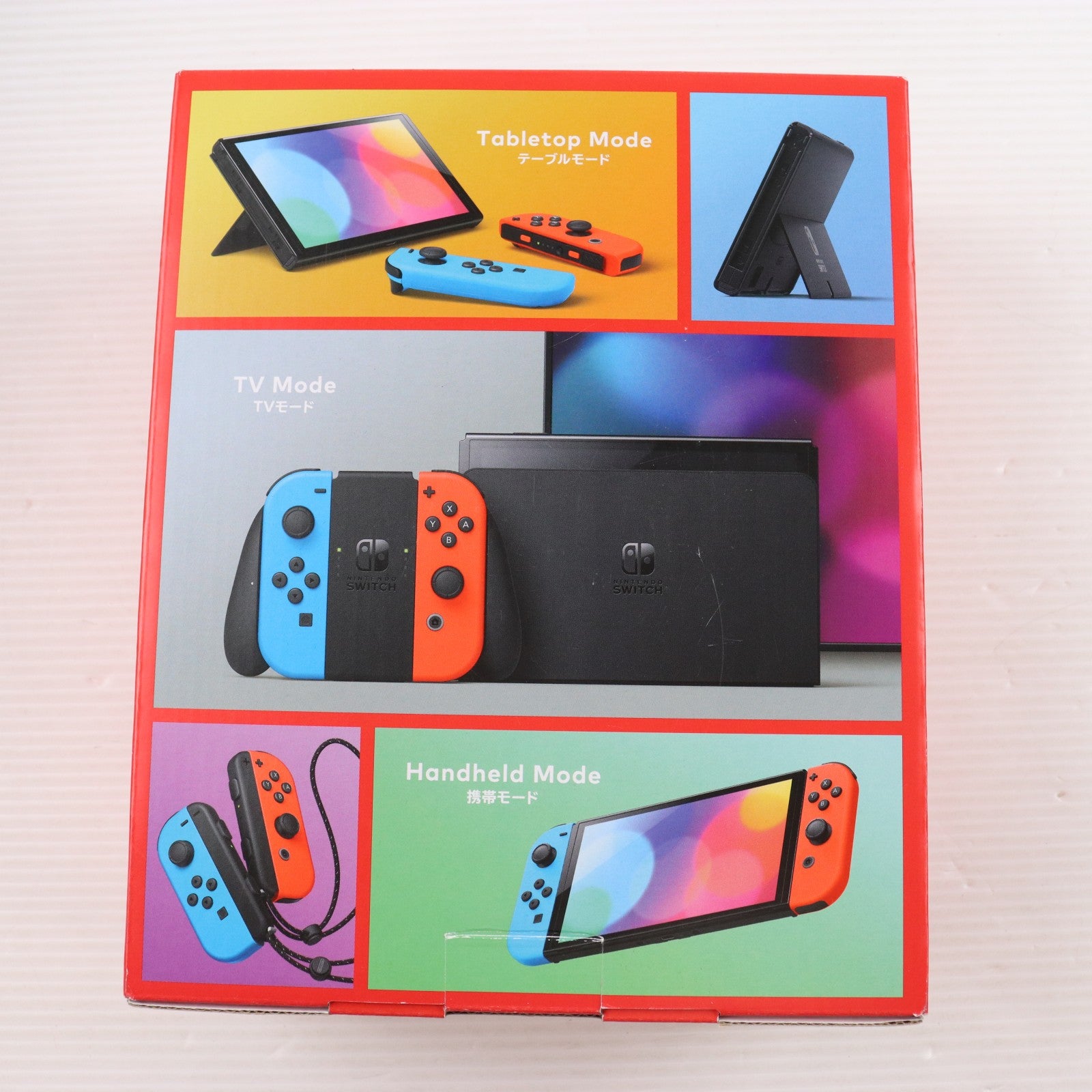 【中古即納】[Switch] (本体) Nintendo Switch(ニンテンドースイッチ) 有機ELモデル Joy-Con(L) ネオンブルー/R ネオンレッド 任天堂(HEG-S-KABAA)(20211008)