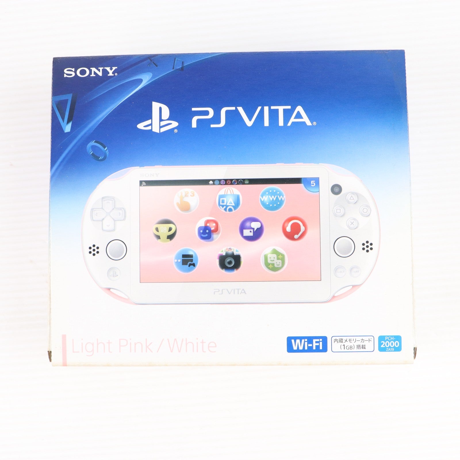 【中古即納】[PSVita] (本体) PlayStation Vita(プレイステーション ヴィータ) Wi-Fiモデル ライトピンク/ホワイト SCE(PCH-2000ZA19)(20141113)