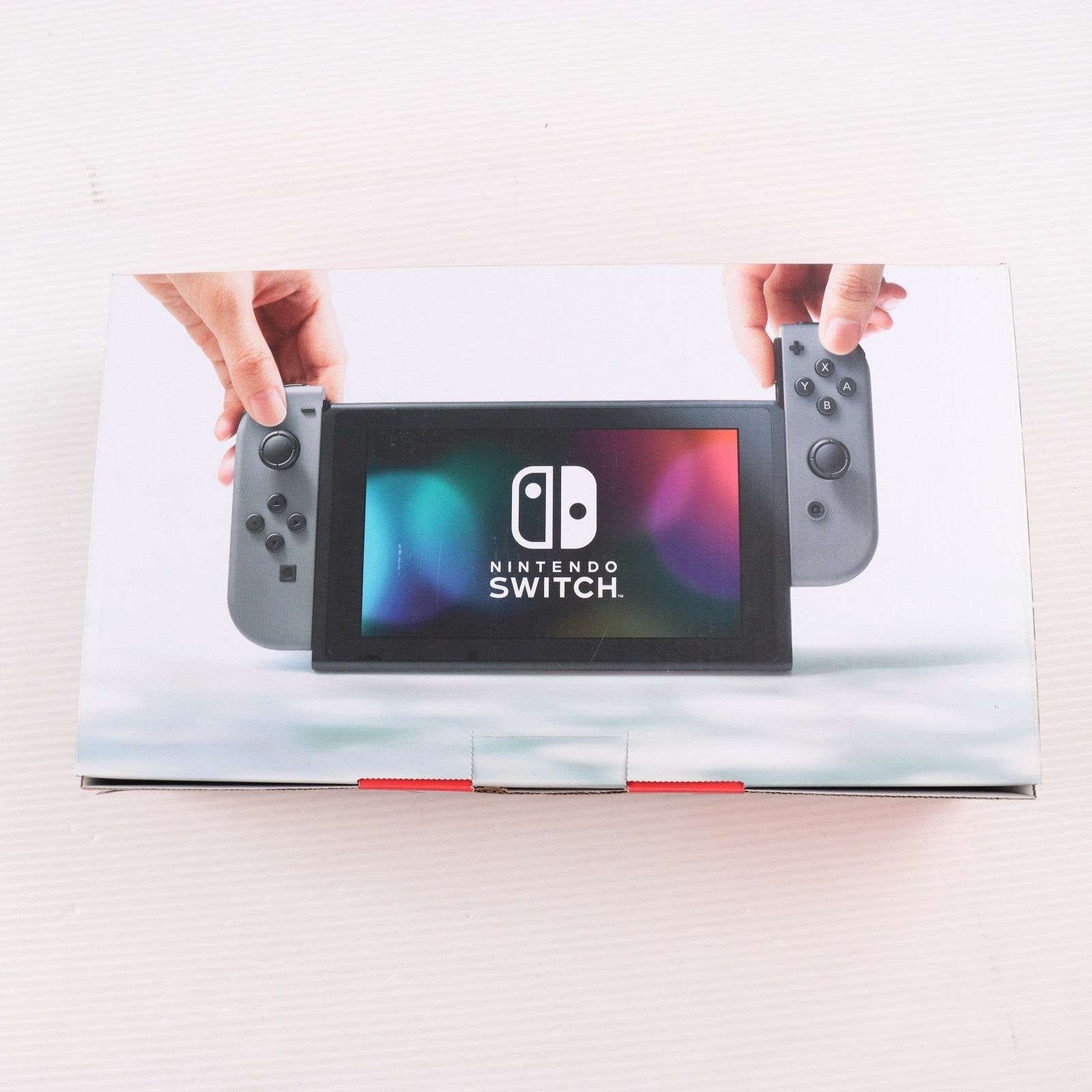 【中古即納】[Switch] (本体) Nintendo Switch(ニンテンドースイッチ) Joy-Con(L)/R グレー 任天堂(HAC-S-KAAAA)(20170303)