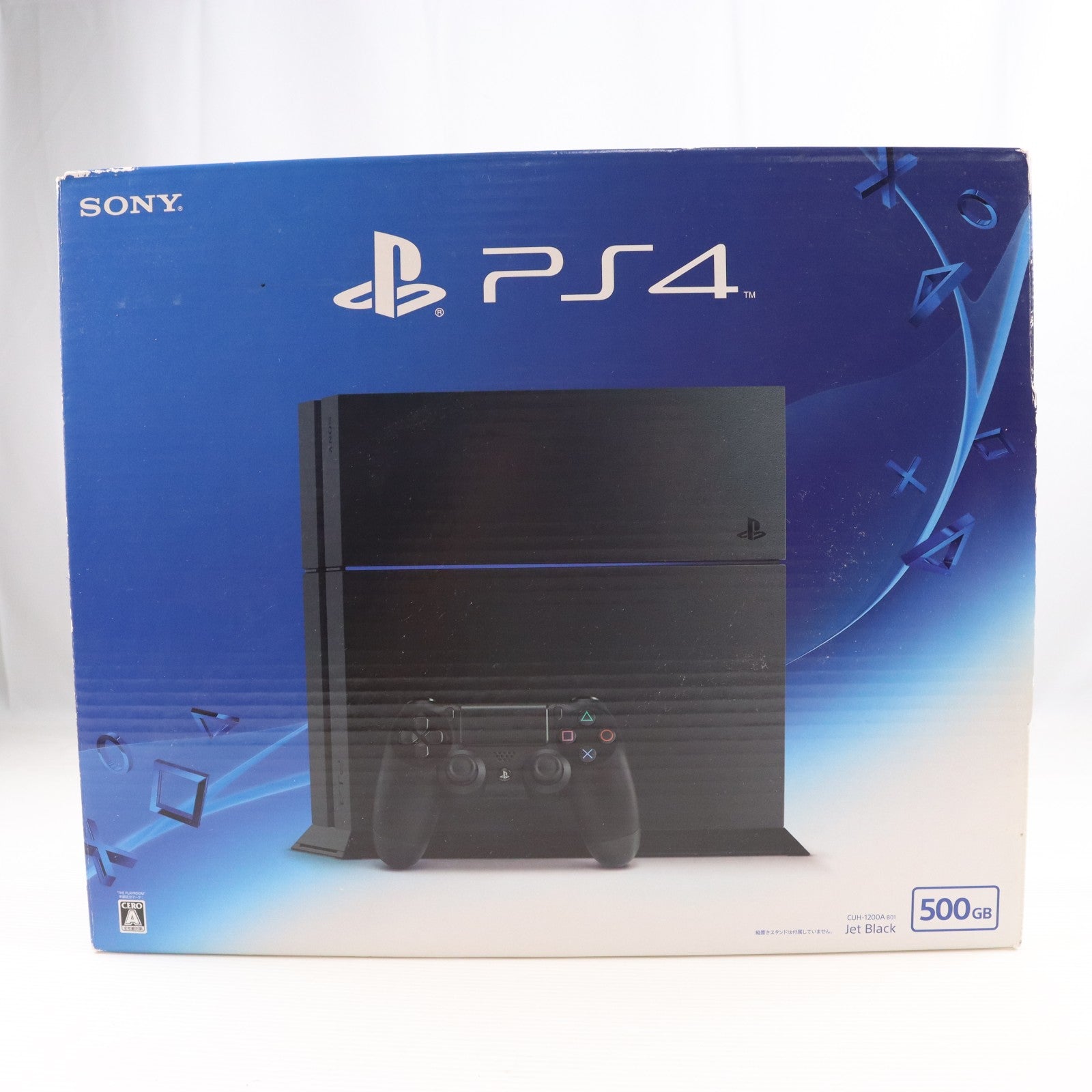 【中古即納】[PS4] (本体) PlayStation 4(プレイステーション4) ジェット・ブラック HDD500GB SCE(CUH-1200AB01)(20150625)