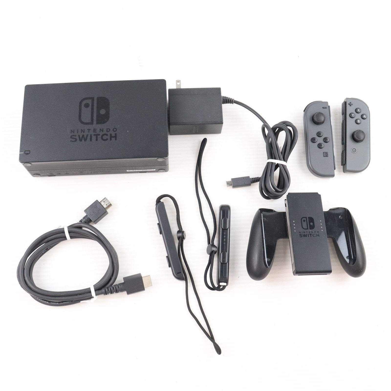 【中古即納】[Switch] (本体) Nintendo Switch(ニンテンドースイッチ) Joy-Con(L)/R グレー 任天堂(HAC-S-KAAAA)(20170303)