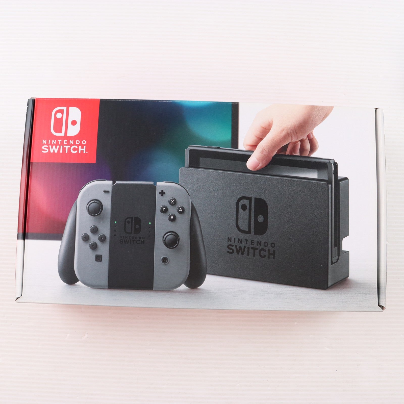 【中古即納】[Switch] (本体) Nintendo Switch(ニンテンドースイッチ) Joy-Con(L)/R グレー 任天堂(HAC-S-KAAAA)(20170303)