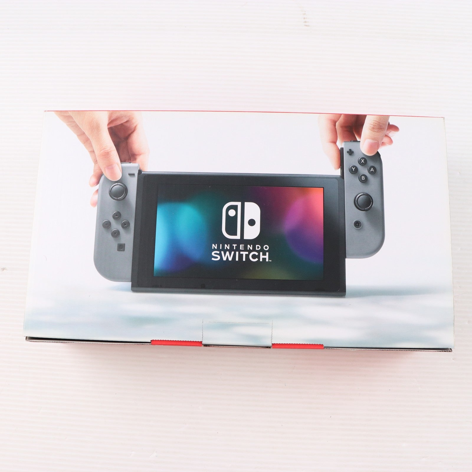 【中古即納】[Switch] (本体) Nintendo Switch(ニンテンドースイッチ) Joy-Con(L)/R グレー 任天堂(HAC-S-KAAAA)(20170303)