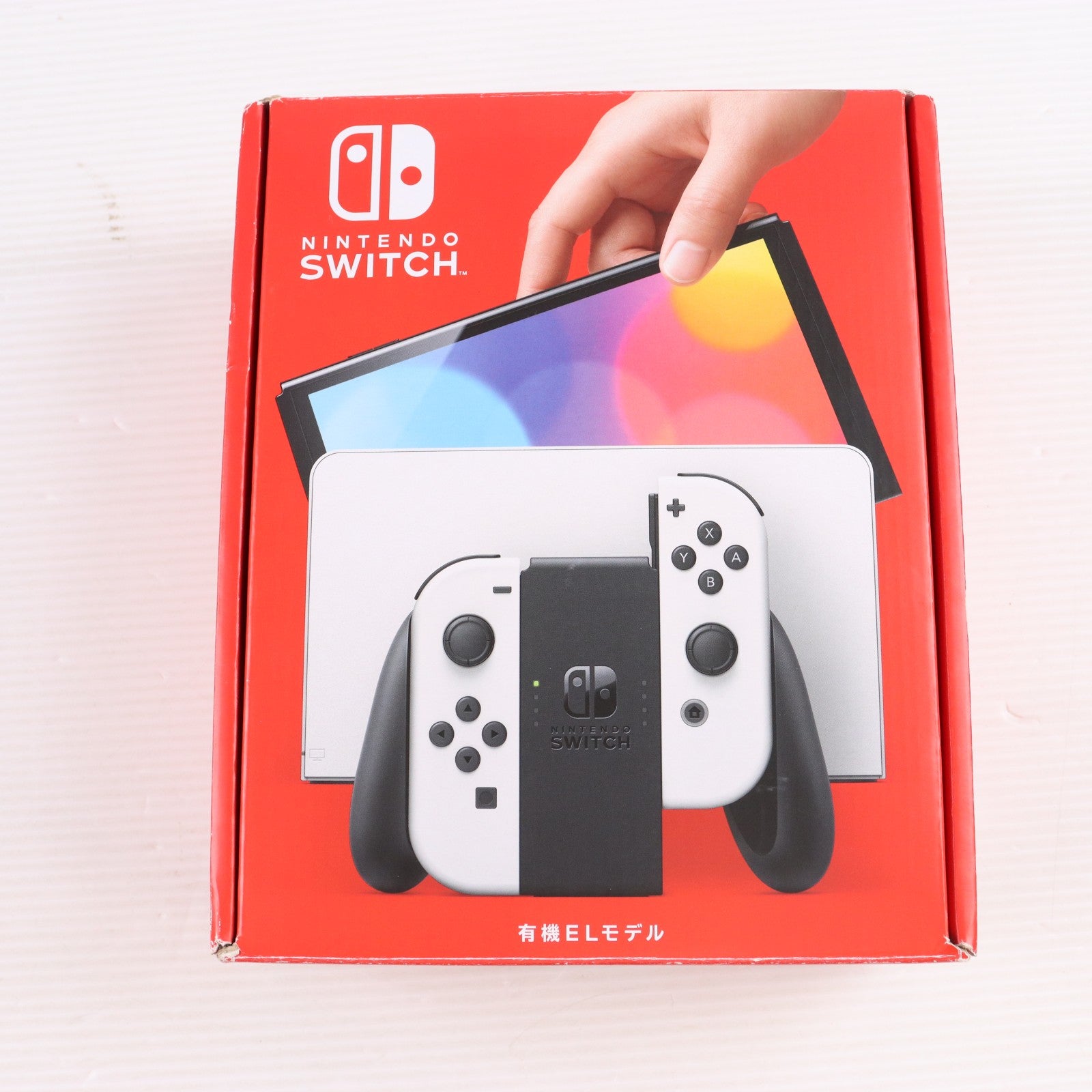 【中古即納】[Switch] (本体) Nintendo Switch(ニンテンドースイッチ) 有機ELモデル Joy-Con(L)/(R) ホワイト 任天堂(HEG-S-KAAAA)(20211008)