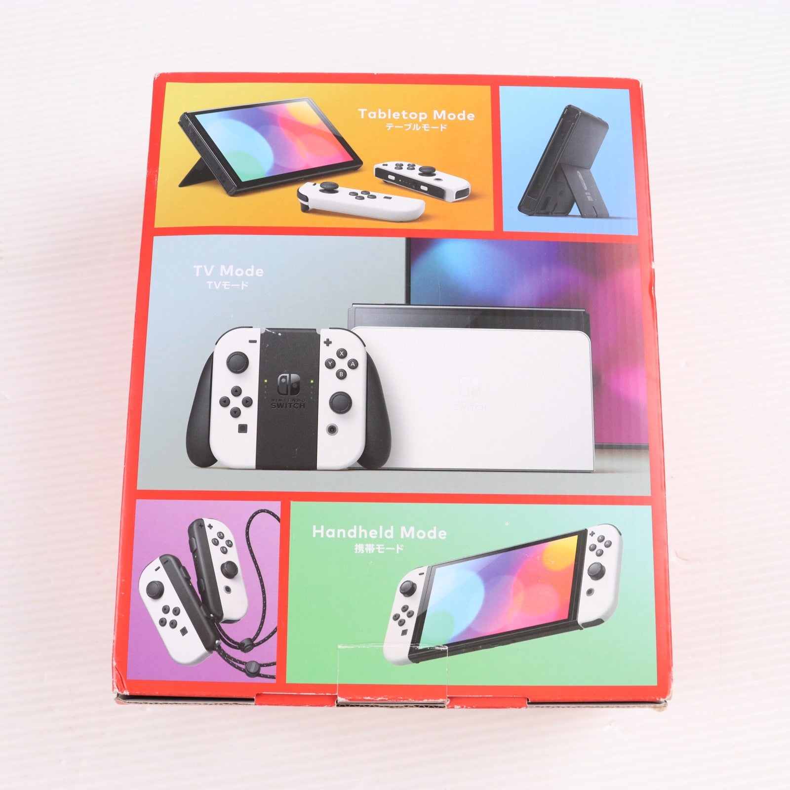 【中古即納】[Switch] (本体) Nintendo Switch(ニンテンドースイッチ) 有機ELモデル Joy-Con(L)/(R) ホワイト 任天堂(HEG-S-KAAAA)(20211008)