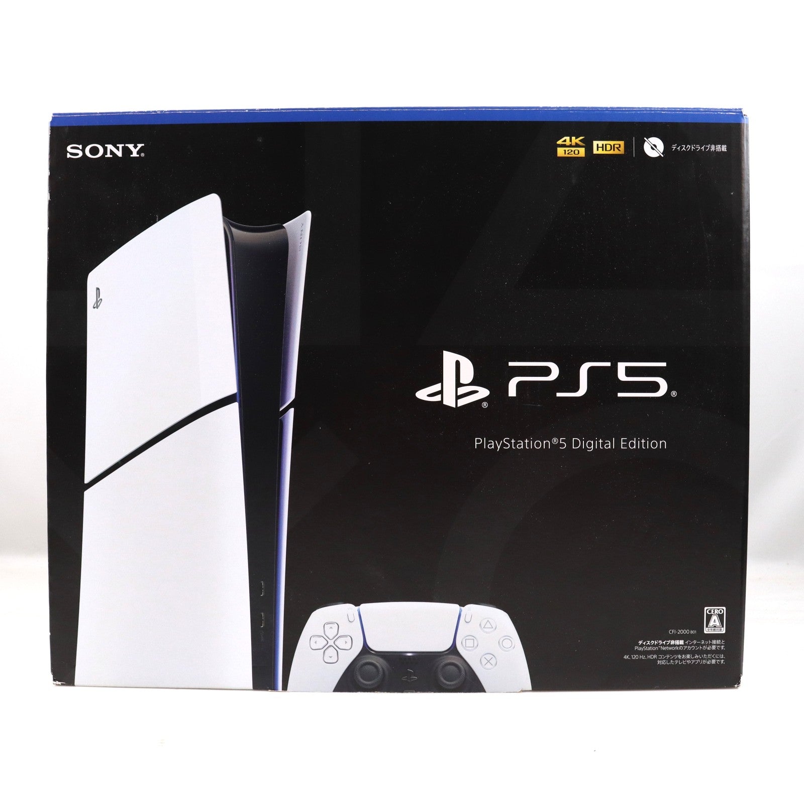 【中古即納】[PS5] (本体) PlayStation 5(プレイステーション5) slimモデル(スリムモデル) デジタル・エディション SIE(CFI-2000B01)(20231110)