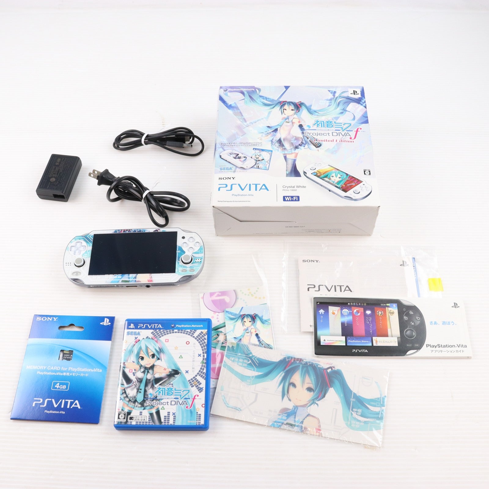 【中古即納】[PSVita] (本体) PlayStation Vita(プレイステーション ヴィータ) 初音ミク Limited Edition Wi-Fiモデル SIE(PCHJ-10002)(20120830)