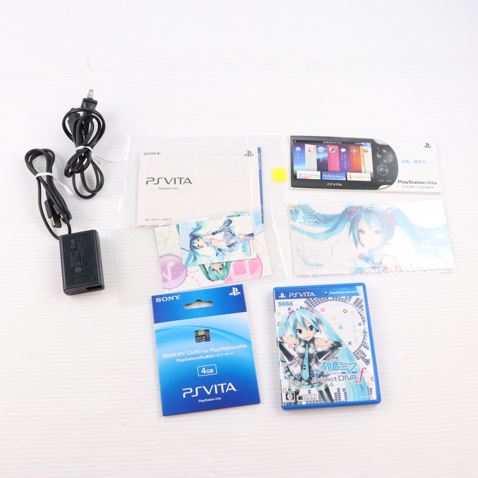 【中古即納】[PSVita] (本体) PlayStation Vita(プレイステーション ヴィータ) 初音ミク Limited Edition Wi-Fiモデル SIE(PCHJ-10002)(20120830)
