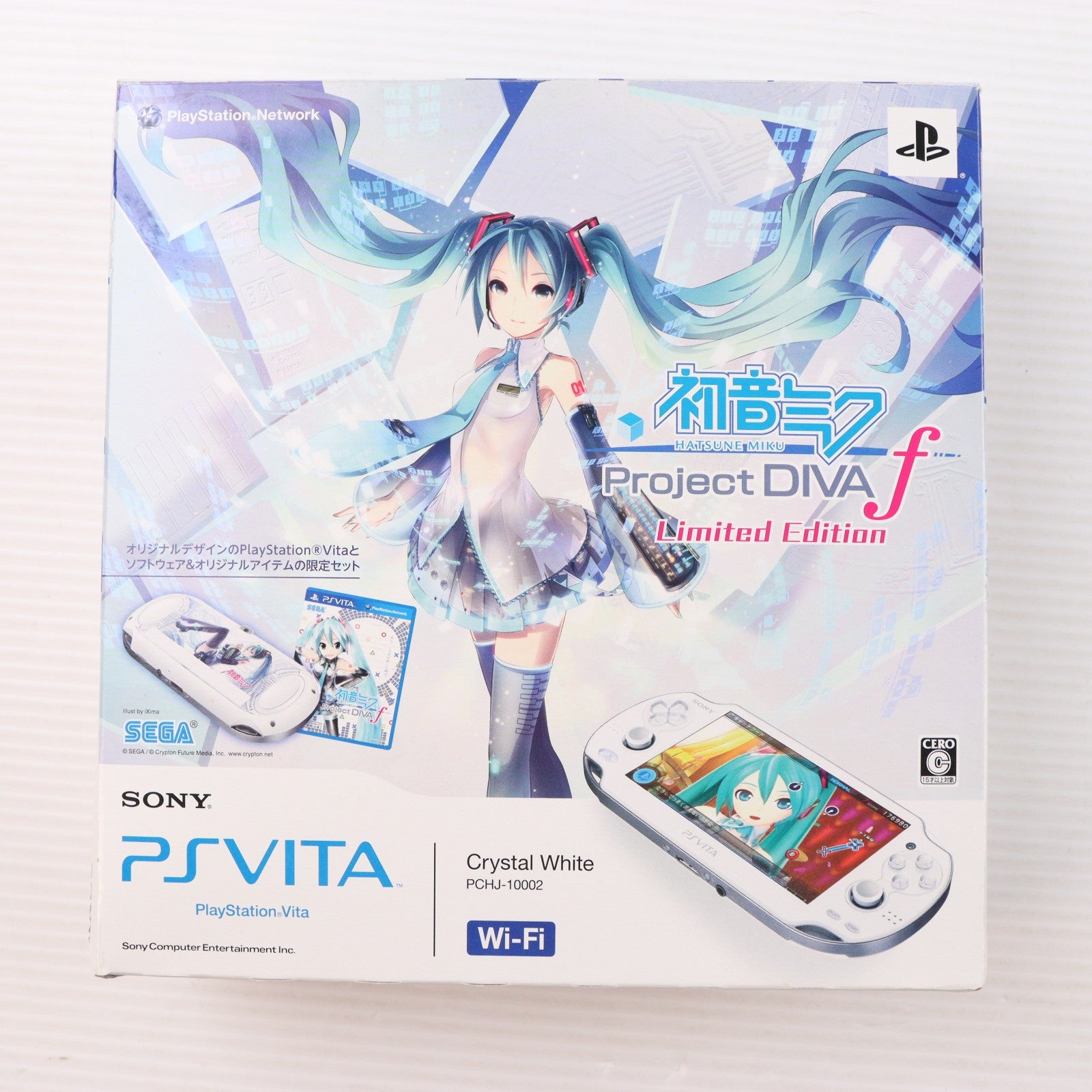 【中古即納】[PSVita] (本体) PlayStation Vita(プレイステーション ヴィータ) 初音ミク Limited Edition Wi-Fiモデル SIE(PCHJ-10002)(20120830)