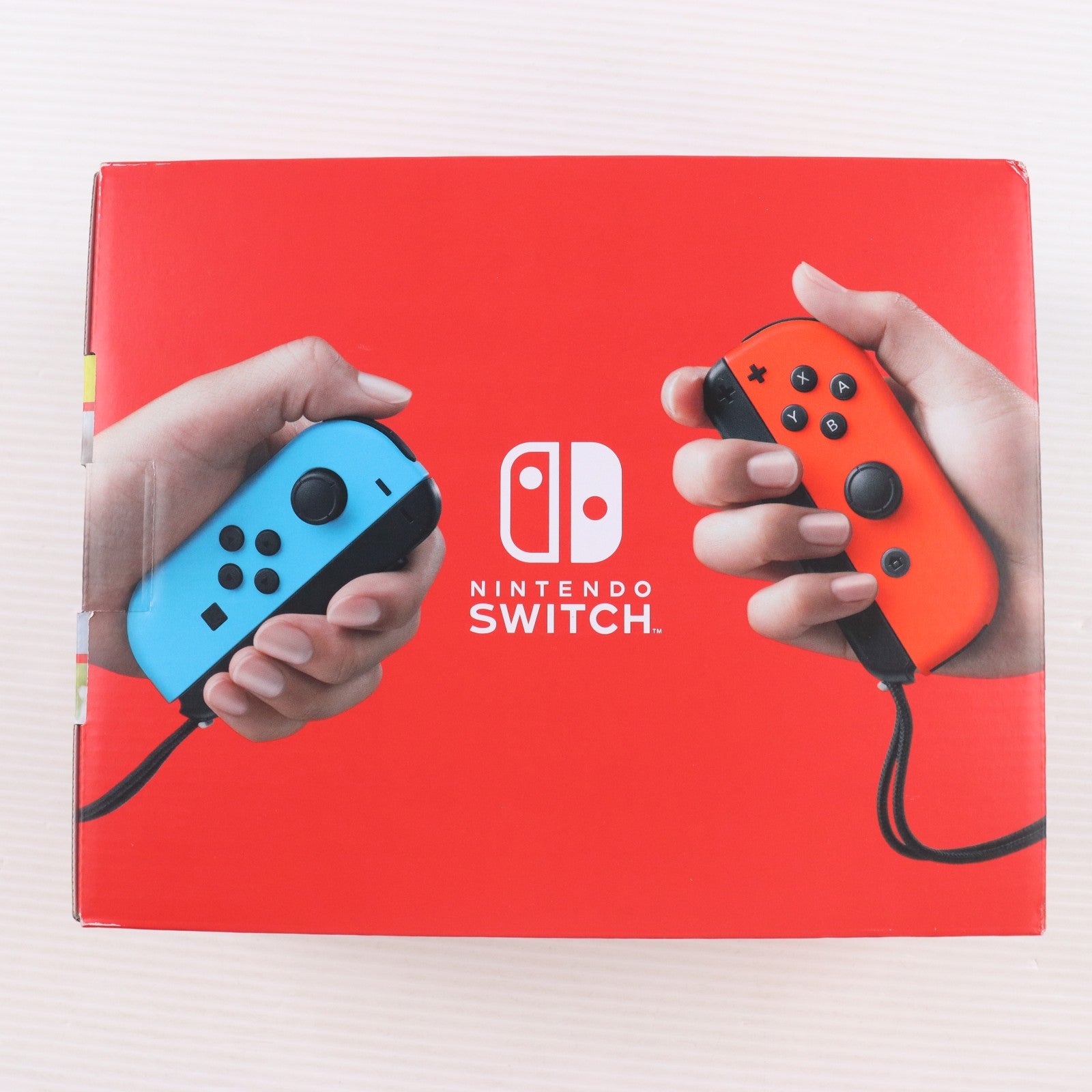 【中古即納】[Switch] (本体)(未使用) Nintendo Switch(ニンテンドースイッチ) Joy-Con(L) ネオンブルー/R ネオンレッド 任天堂(HAD-S-KABAH)(20190830)