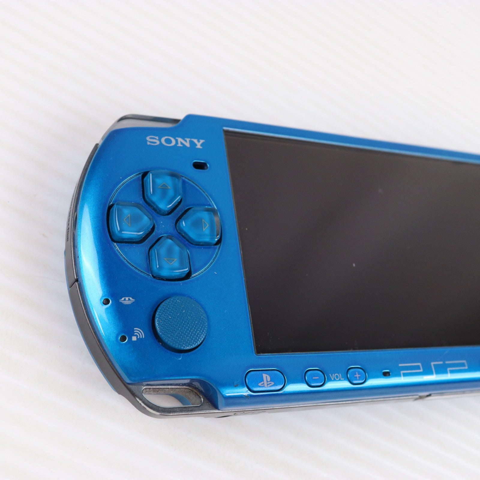 【中古即納】[PSP] (本体) PlayStation Portable(プレイステーション・ポータブル) バイブラント・ブルー SCE(PSP-3000VB)(20090305)