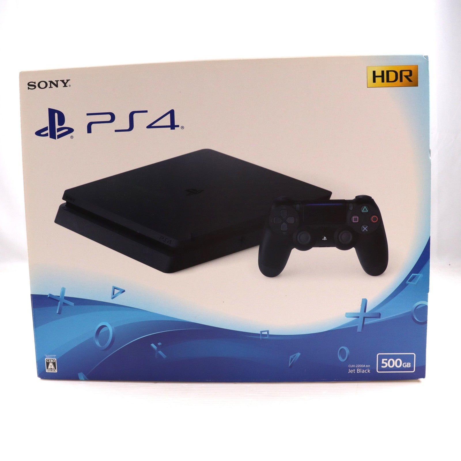 【中古即納】[PS4] (本体) PlayStation 4(プレイステーション4) ジェット・ブラック HDD500GB SIE(CUH-2200AB01)(20180702)