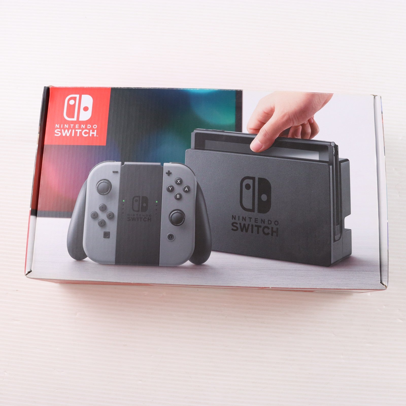 【中古即納】[Switch] (本体) Nintendo Switch(ニンテンドースイッチ) Joy-Con(L)/R グレー 任天堂(HAC-S-KAAAA)(20170303)