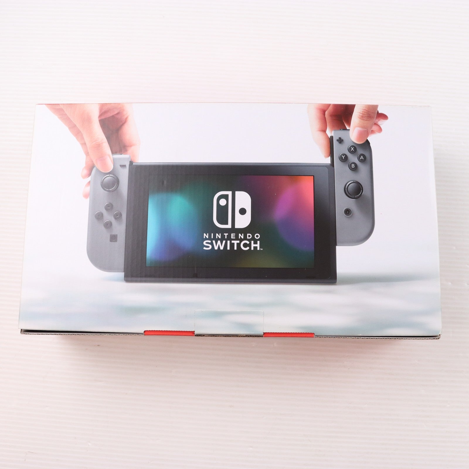 【中古即納】[Switch] (本体) Nintendo Switch(ニンテンドースイッチ) Joy-Con(L)/R グレー 任天堂(HAC-S-KAAAA)(20170303)