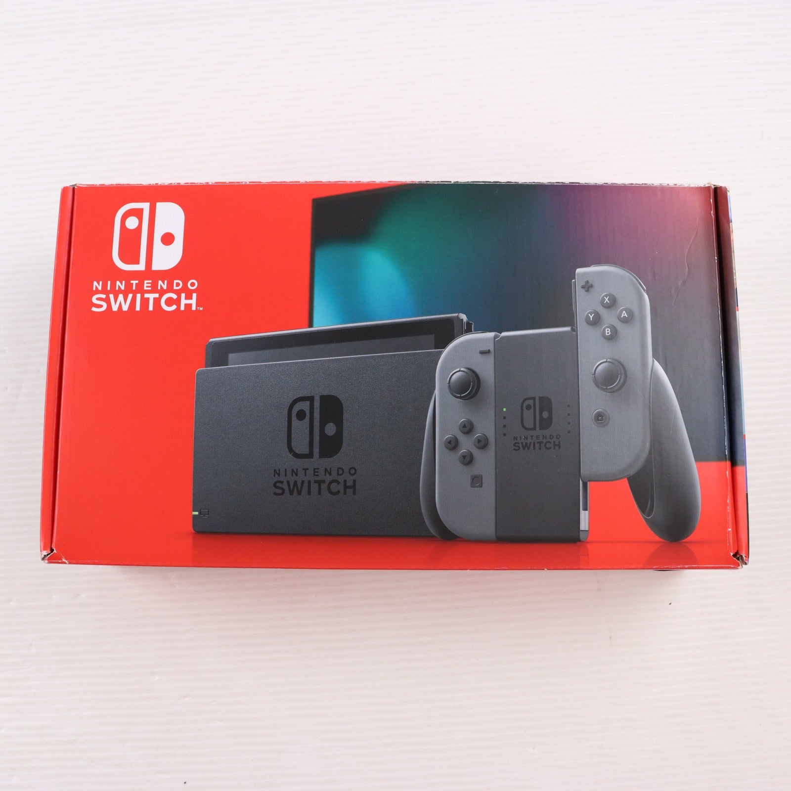 【中古即納】[Switch] (本体) Nintendo Switch(ニンテンドースイッチ) Joy-Con(L)/R グレー 任天堂(HAD-S-KAAAA)(20190830)