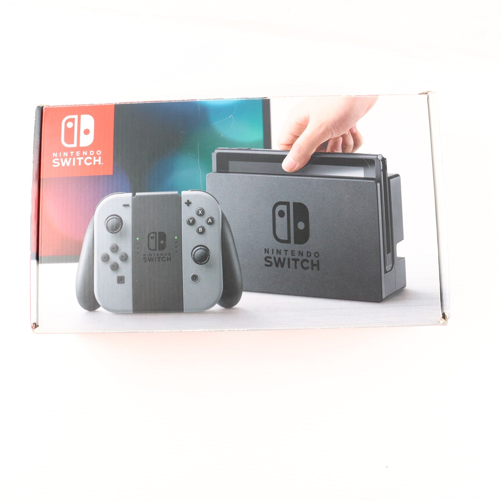 【中古即納】[Switch] (本体) Nintendo Switch(ニンテンドースイッチ) Joy-Con(L)/R グレー 任天堂(HAC-S-KAAAA)(20170303)