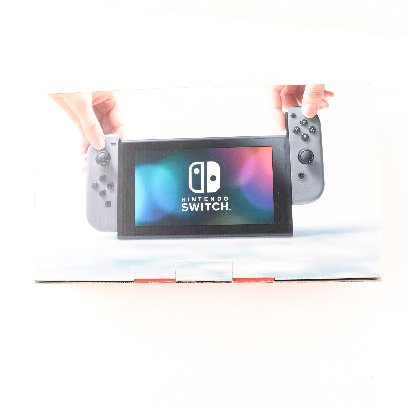 【中古即納】[Switch] (本体) Nintendo Switch(ニンテンドースイッチ) Joy-Con(L)/R グレー 任天堂(HAC-S-KAAAA)(20170303)