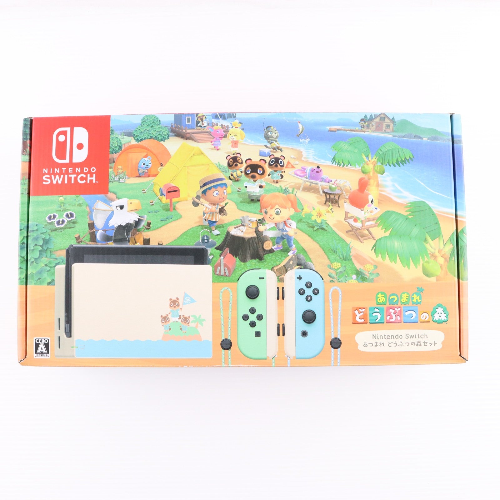 【中古即納】[Switch] (本体)(ソフト無し) Nintendo Switch(ニンテンドースイッチ) あつまれ どうぶつの森セット 任天堂(HAD-S-KEAGC)(20200320)