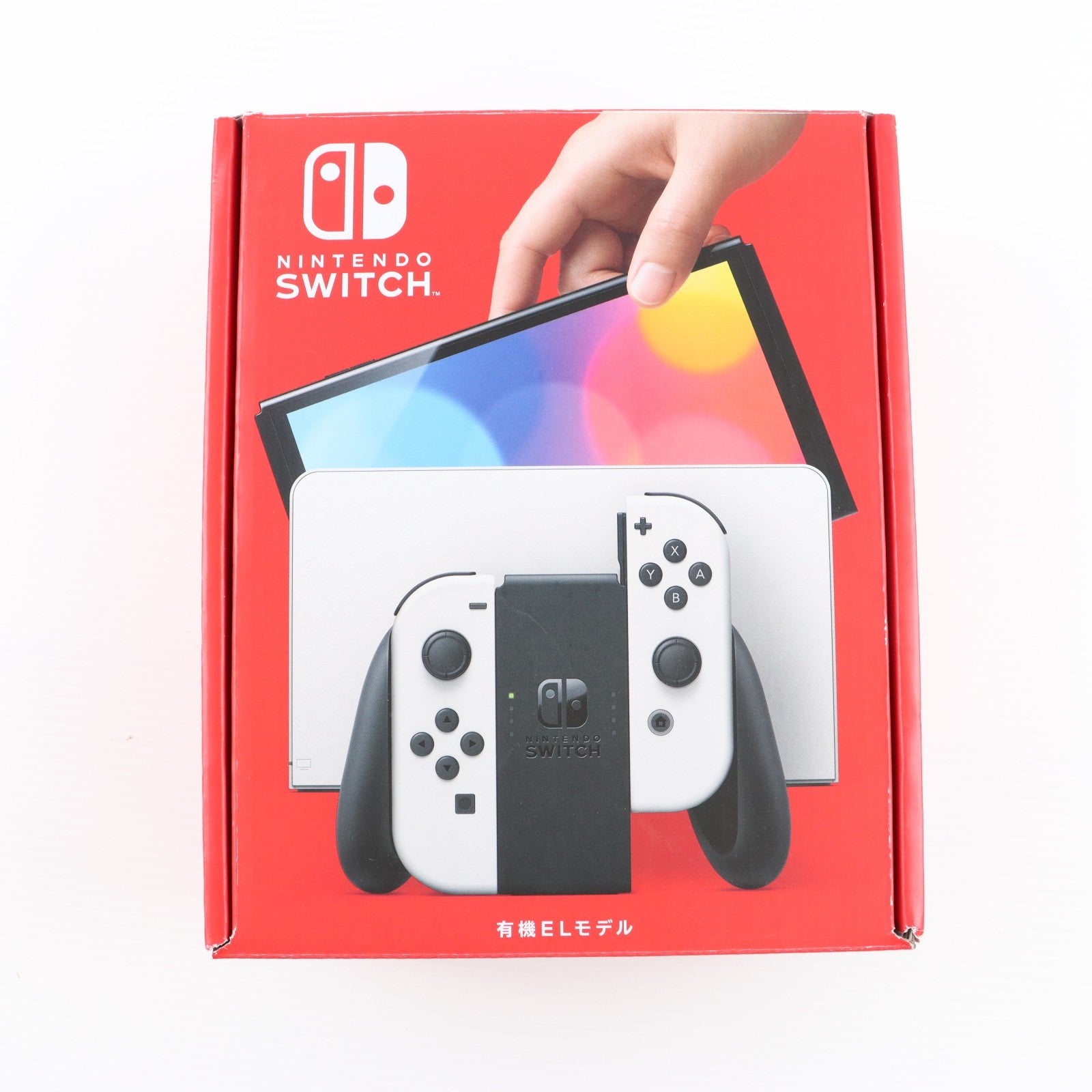 【中古即納】[Switch] (本体) Nintendo Switch(ニンテンドースイッチ) 有機ELモデル Joy-Con(L)/(R) ホワイト 任天堂(HEG-S-KAAAA)(20211008)