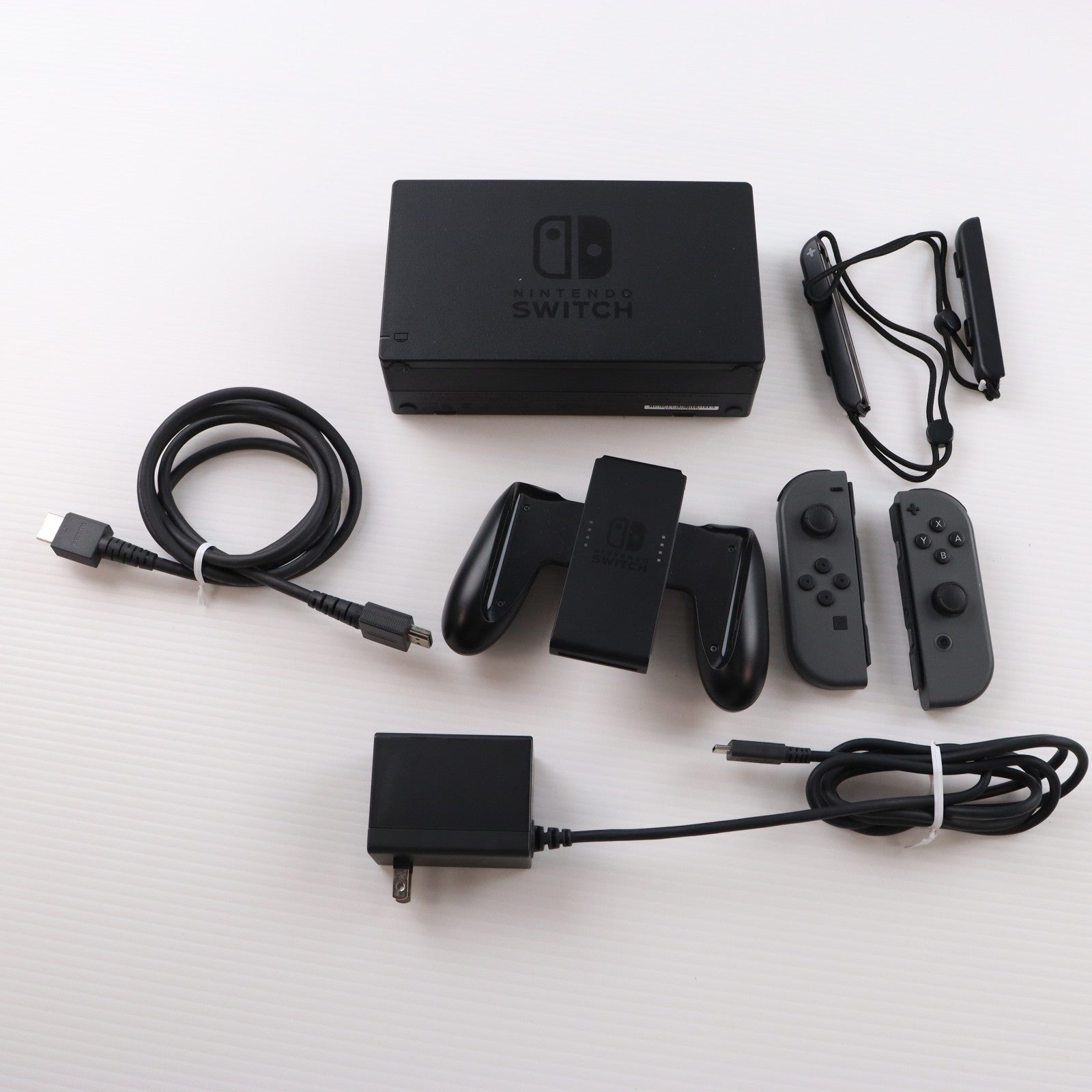 【中古即納】[Switch] (本体) Nintendo Switch(ニンテンドースイッチ) Joy-Con(L)/R グレー 任天堂(HAC-S-KAAAA)(20170303)
