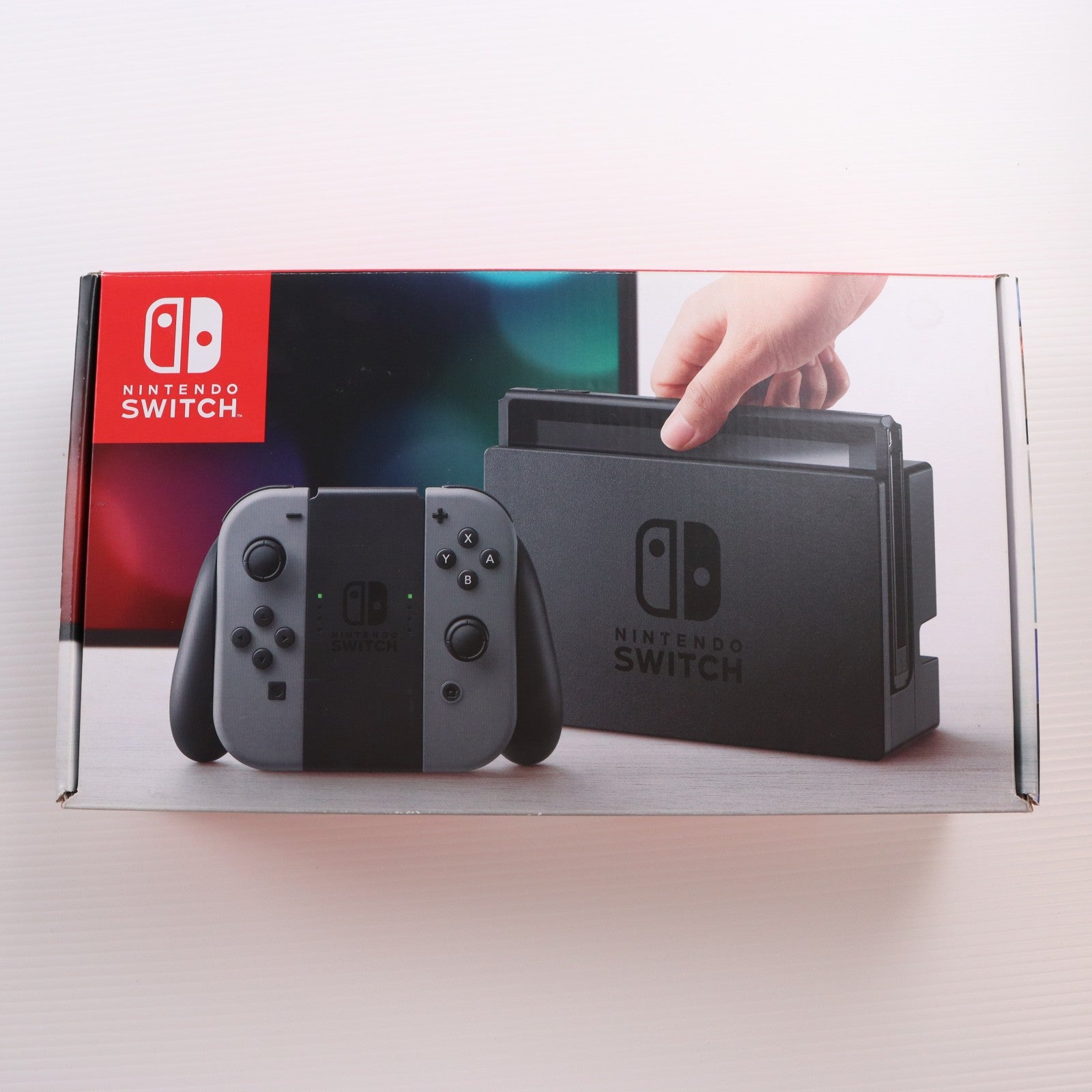【中古即納】[Switch] (本体) Nintendo Switch(ニンテンドースイッチ) Joy-Con(L)/R グレー 任天堂(HAC-S-KAAAA)(20170303)