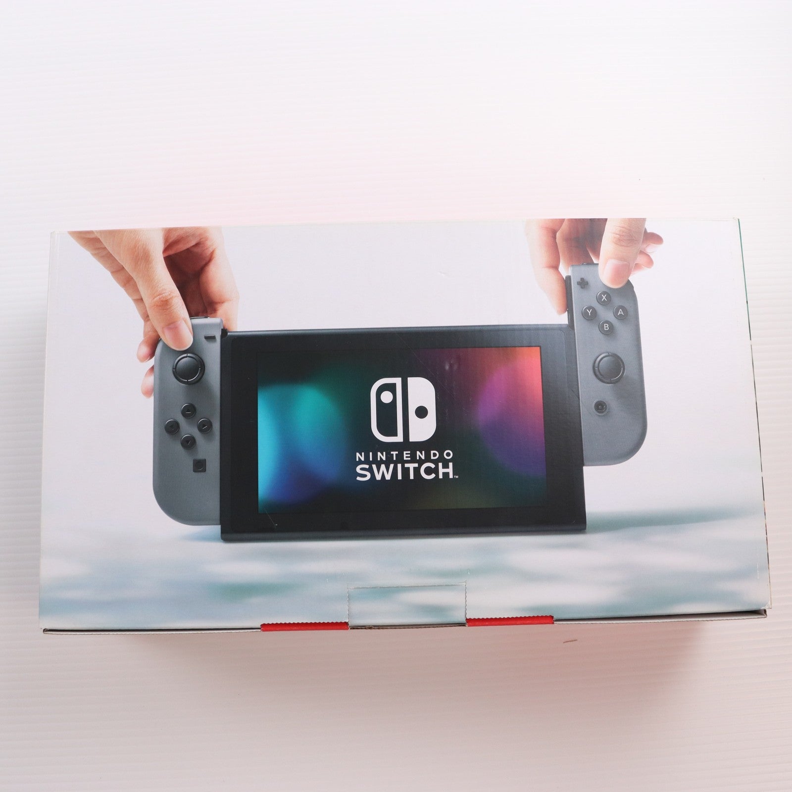 【中古即納】[Switch] (本体) Nintendo Switch(ニンテンドースイッチ) Joy-Con(L)/R グレー 任天堂(HAC-S-KAAAA)(20170303)
