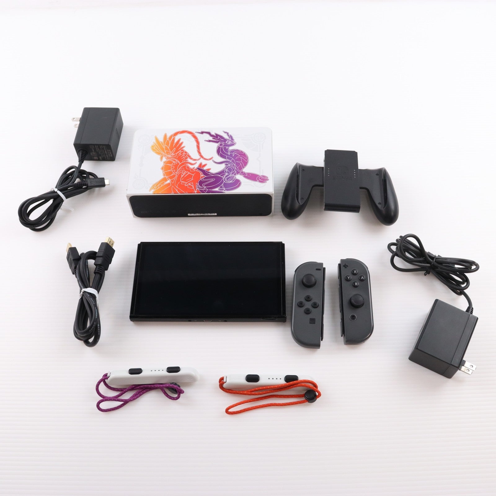 【中古即納】[Switch] (本体) Nintendo Switch(ニンテンドースイッチ) 有機ELモデル スカーレット・バイオレットエディション 任天堂(HEG-S-KEAAA)(20221104)