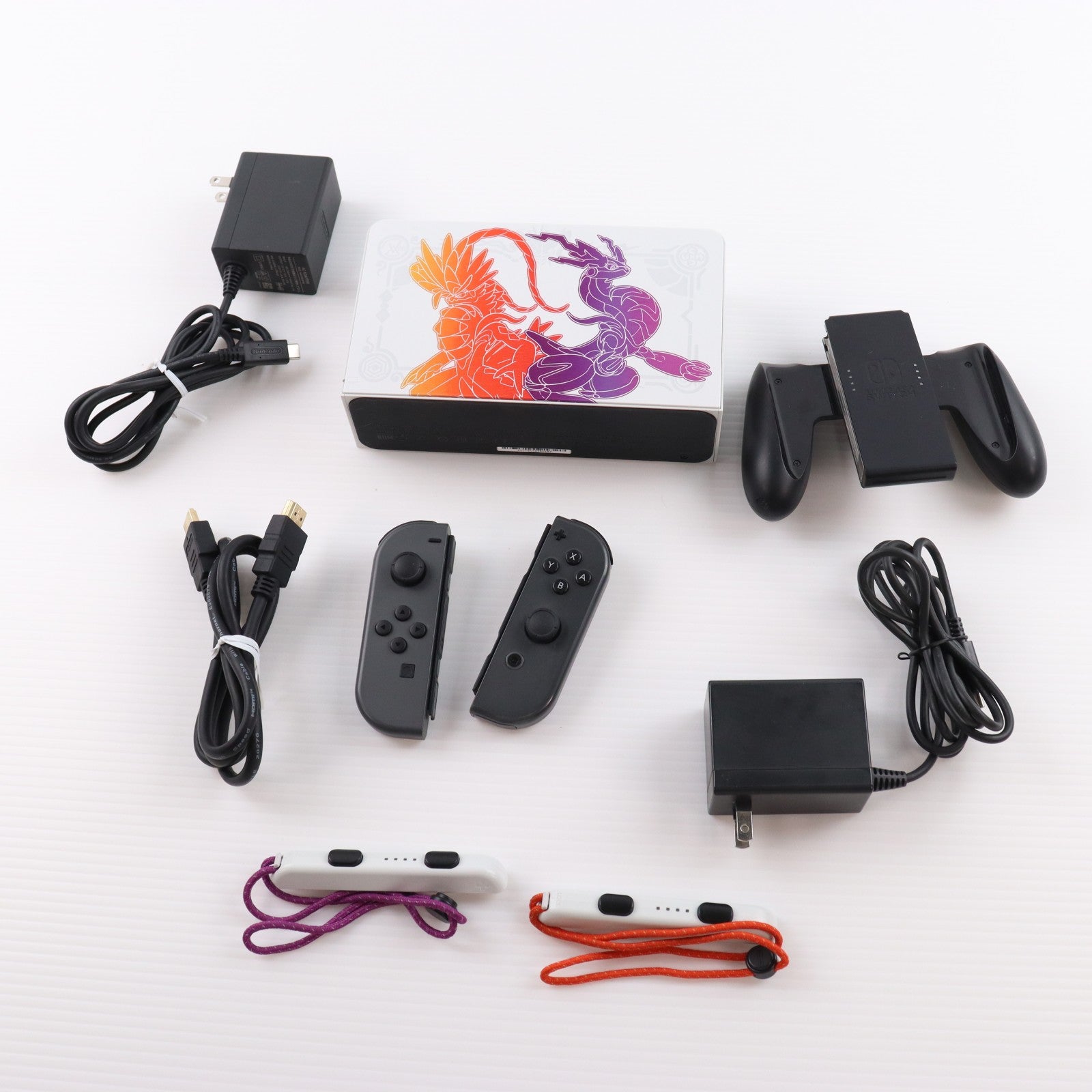 【中古即納】[Switch] (本体) Nintendo Switch(ニンテンドースイッチ) 有機ELモデル スカーレット・バイオレットエディション 任天堂(HEG-S-KEAAA)(20221104)