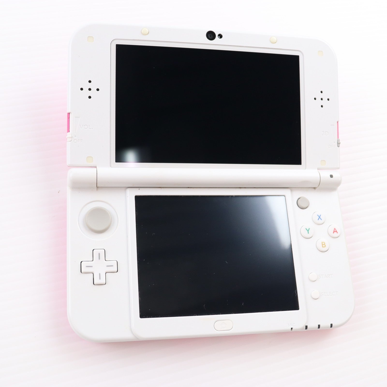 【中古即納】[3DS] (本体) Newニンテンドー3DS LL ピンク×ホワイト 任天堂(RED-S-PAAA)(20160609)