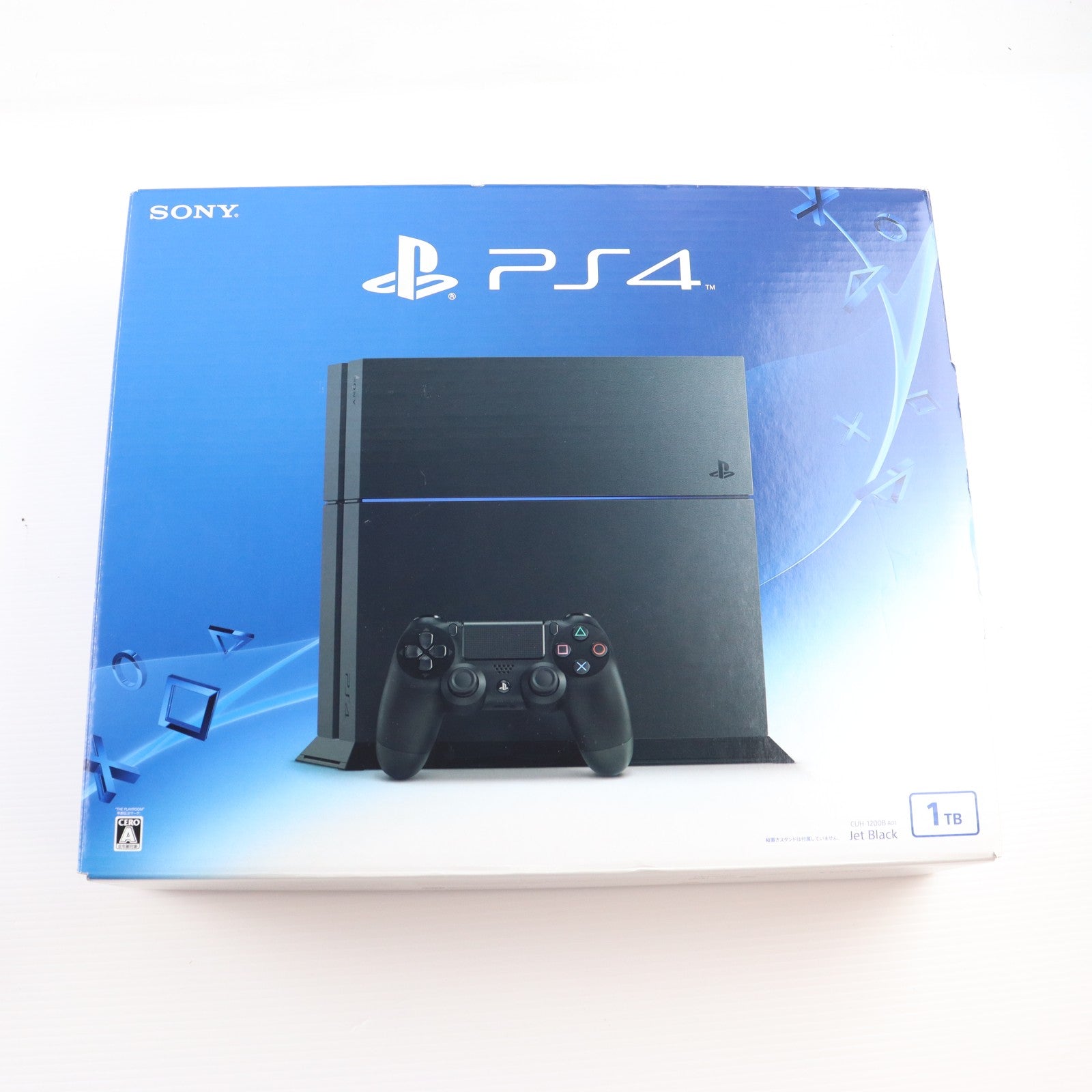 【中古即納】[PS4] (本体) PlayStation 4(プレイステーション4) ジェット・ブラック 1TB SCE(CUH-1200BB01)(20151203)