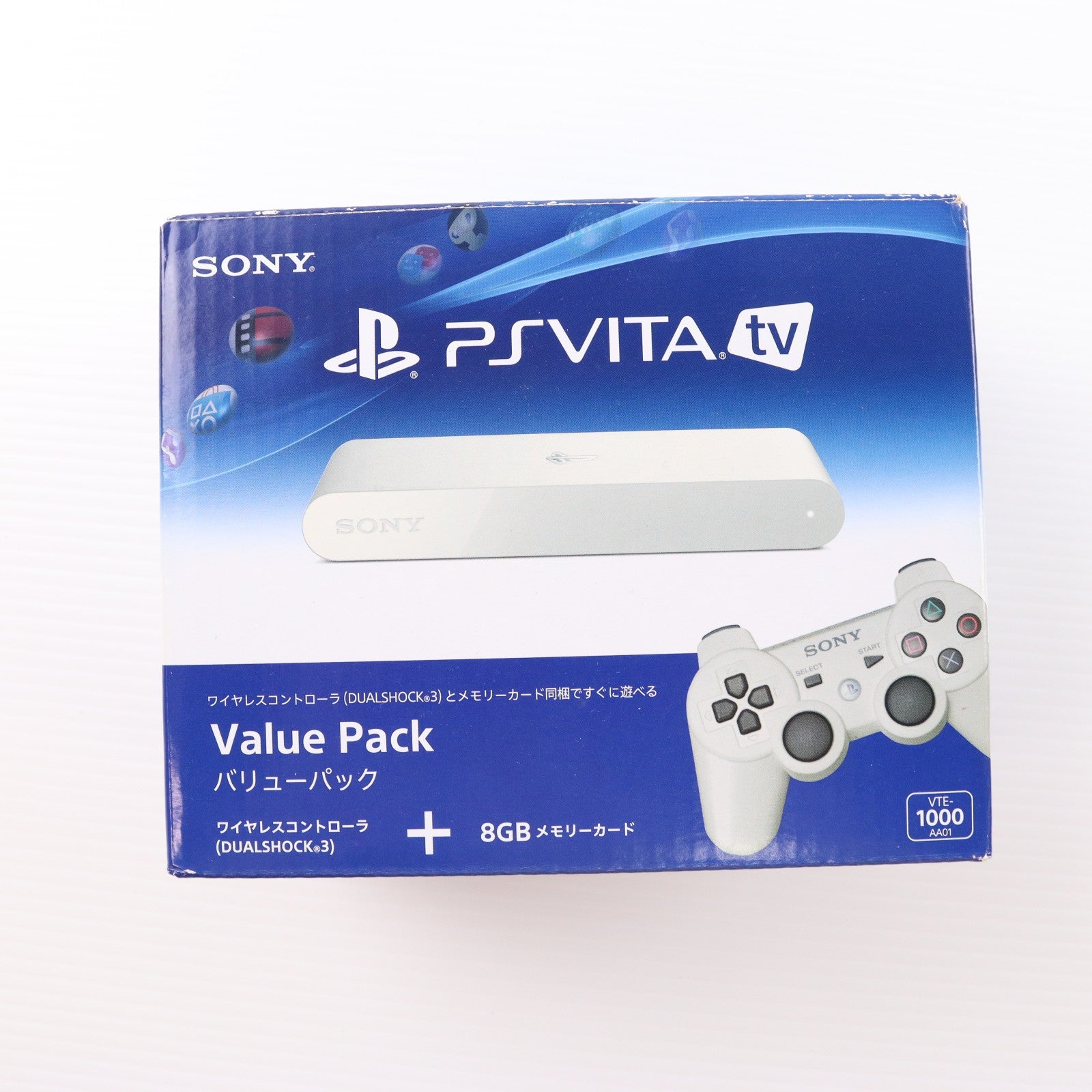 【中古即納】[PSVita] (本体) PlayStation Vita(プレイステーション ヴィータ) TV バリューパック SCE(VTE-1000AA01)(20131114)