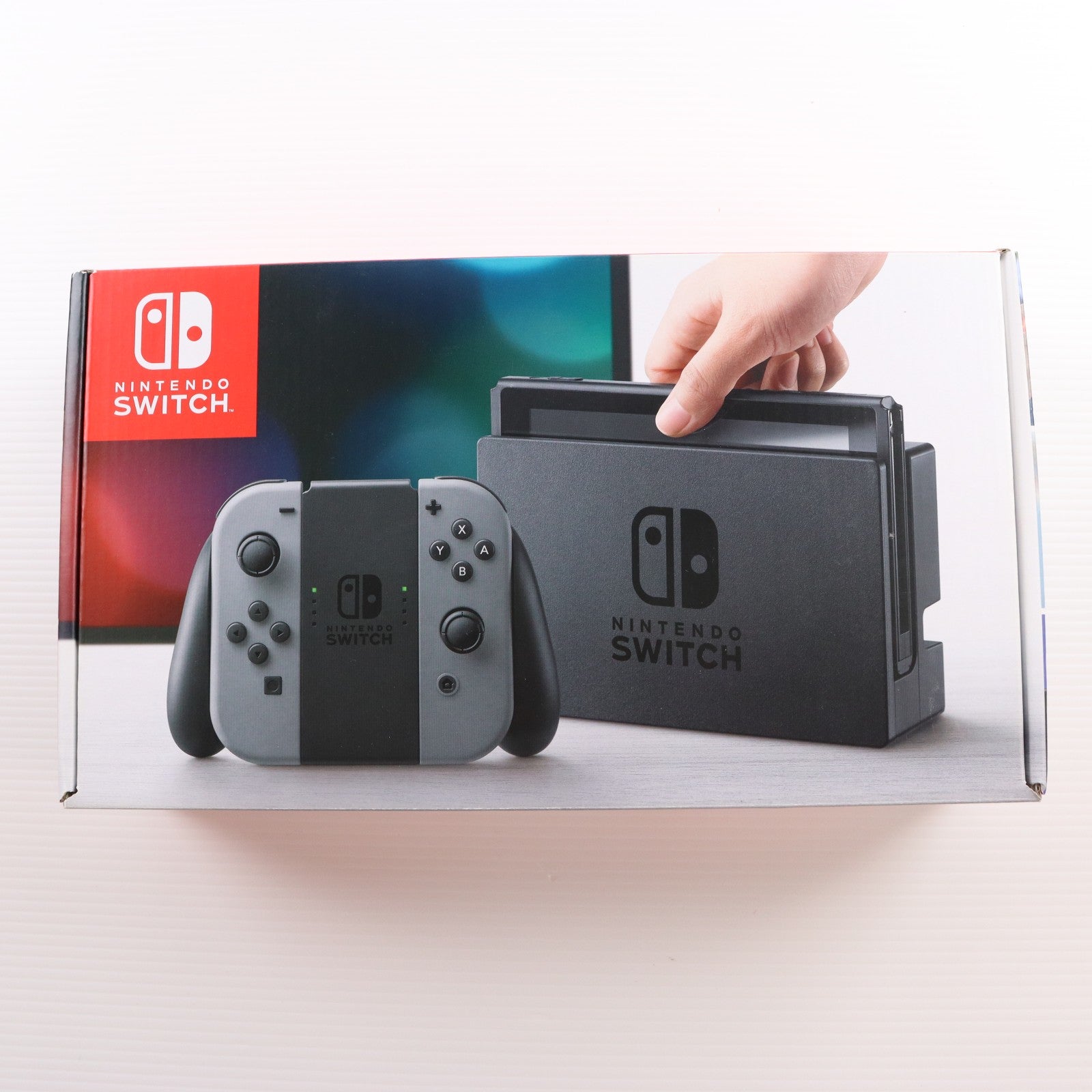 【中古即納】[Switch] (本体) Nintendo Switch(ニンテンドースイッチ) Joy-Con(L)/R グレー 任天堂(HAC-S-KAAAA)(20170303)