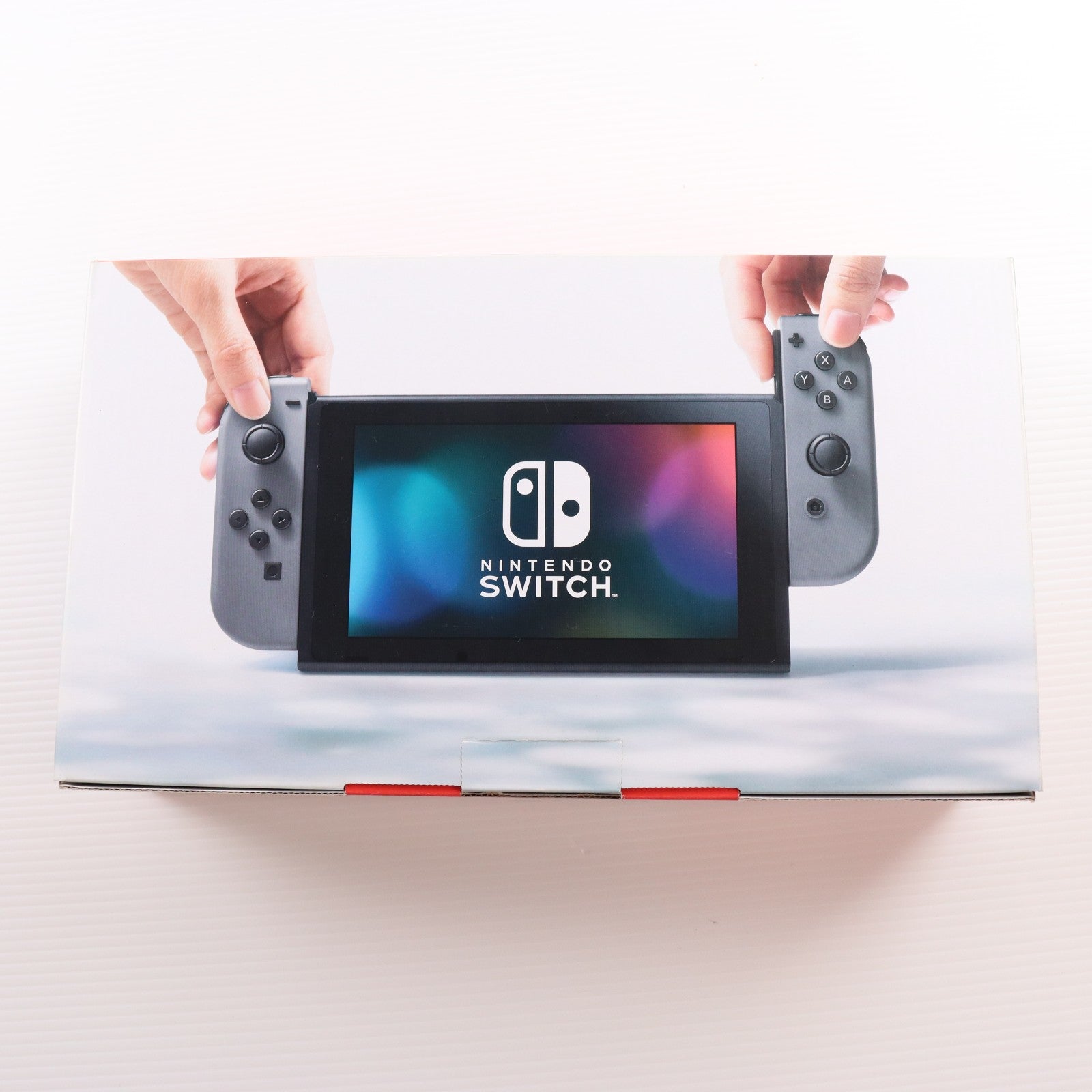 【中古即納】[Switch] (本体) Nintendo Switch(ニンテンドースイッチ) Joy-Con(L)/R グレー 任天堂(HAC-S-KAAAA)(20170303)