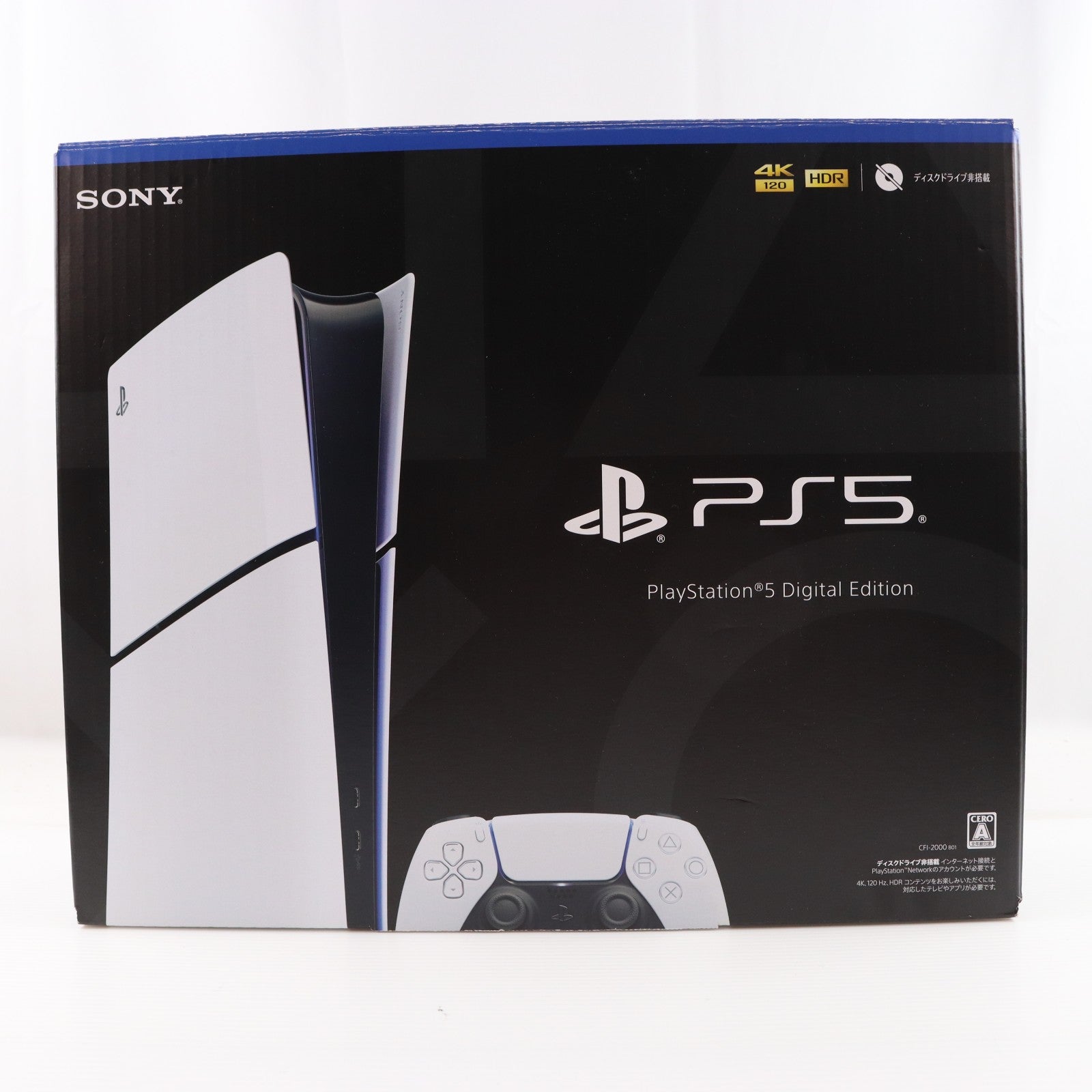 【中古即納】[PS5] (本体) PlayStation 5(プレイステーション5) slimモデル(スリムモデル) デジタル・エディション SIE(CFI-2000B01)(20231110)