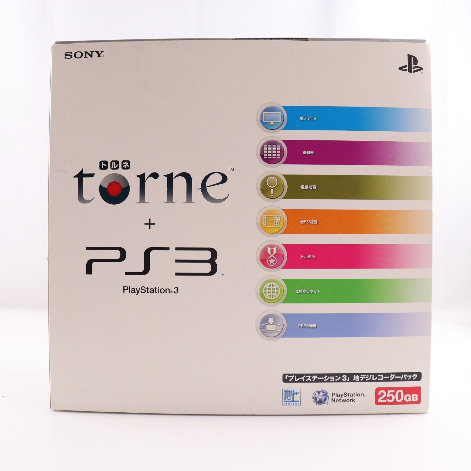 【中古即納】[PS3] (本体) PlayStation 3(プレイステーション3) HDD250GB チャコール・ブラック 地デジレコーダーパック SCE(CEJH-10010)(20100318)