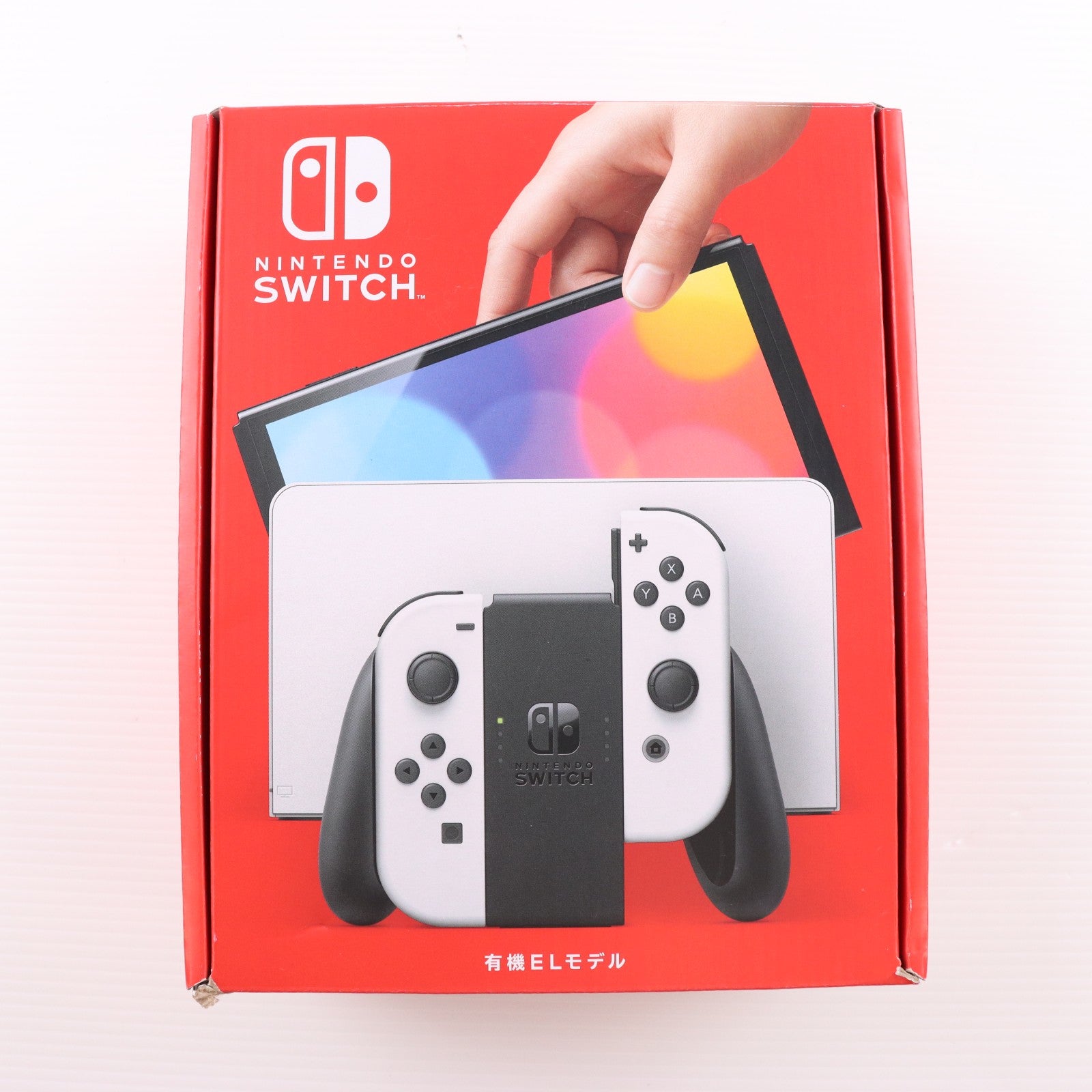 【中古即納】[Switch] (本体)(未使用) Nintendo Switch(有機ELモデル) ニンテンドースイッチ Joy-Con(L)/R ホワイト 任天堂(HEG-S-KAAAA)(20211008)