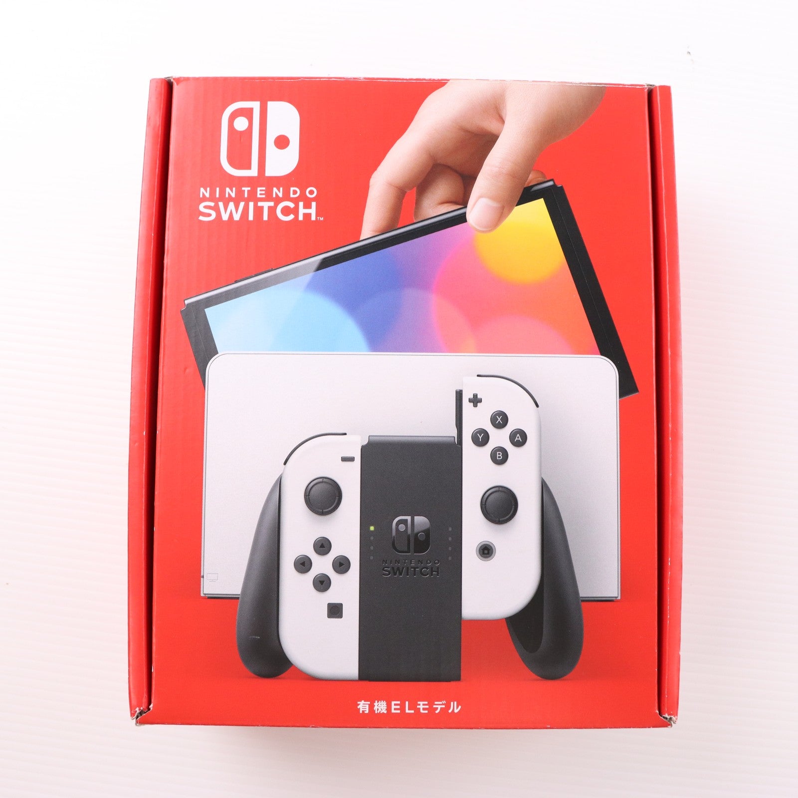 【中古即納】[Switch] (本体) Nintendo Switch(ニンテンドースイッチ) 有機ELモデル Joy-Con(L)/(R) ホワイト 任天堂(HEG-S-KAAAA)(20211008)
