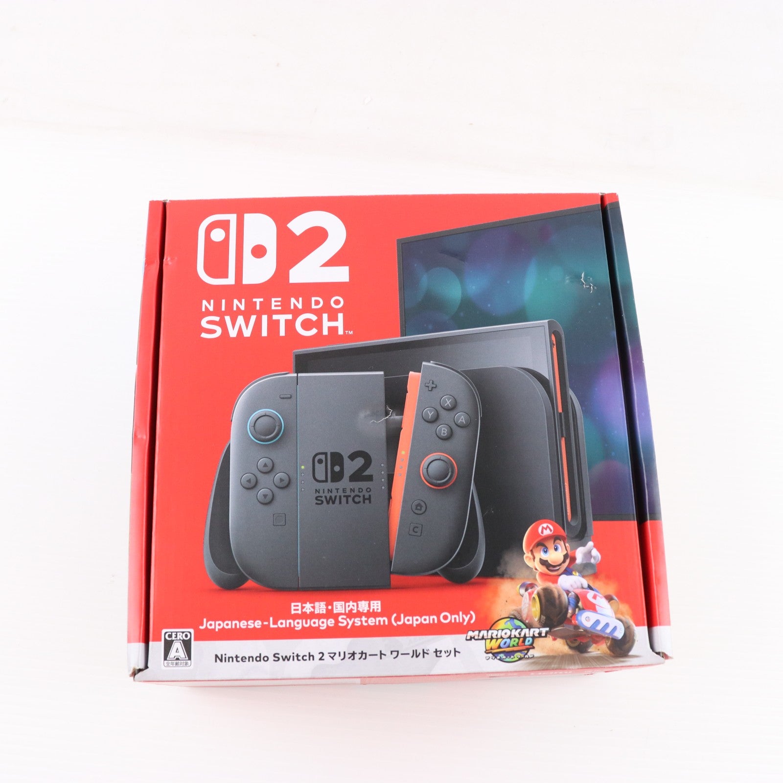 【中古即納】[Switch2] (本体)(ソフト無し) Nintendo Switch 2(ニンテンドースイッチ2)(日本語・国内専用) マリオカート ワールド セット 任天堂(BEE-S-KB6PA)(20250605)