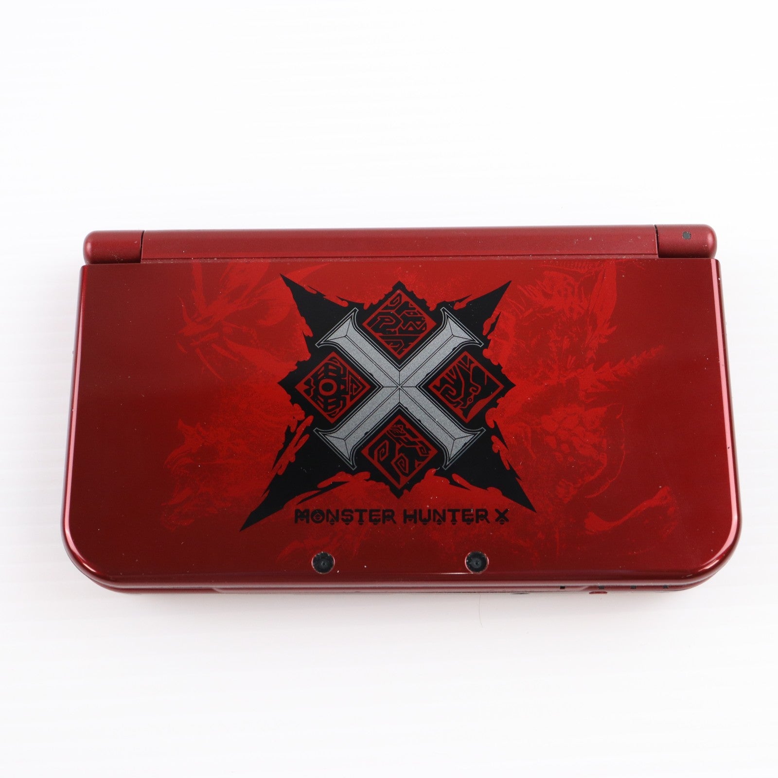 【中古即納】[3DS] (本体) New ニンテンドー3DS LL モンスターハンタークロス スペシャルパック カプコン(RED-S-RCCB)(20151128)