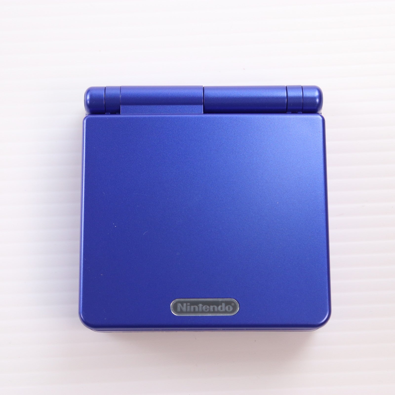【中古即納】[GBA] (本体) GAMEBOY ADVANCE SP(ゲームボーイアドバンスSP) アズライトブルー 任天堂(AGS-S-ZBA)(20030214)