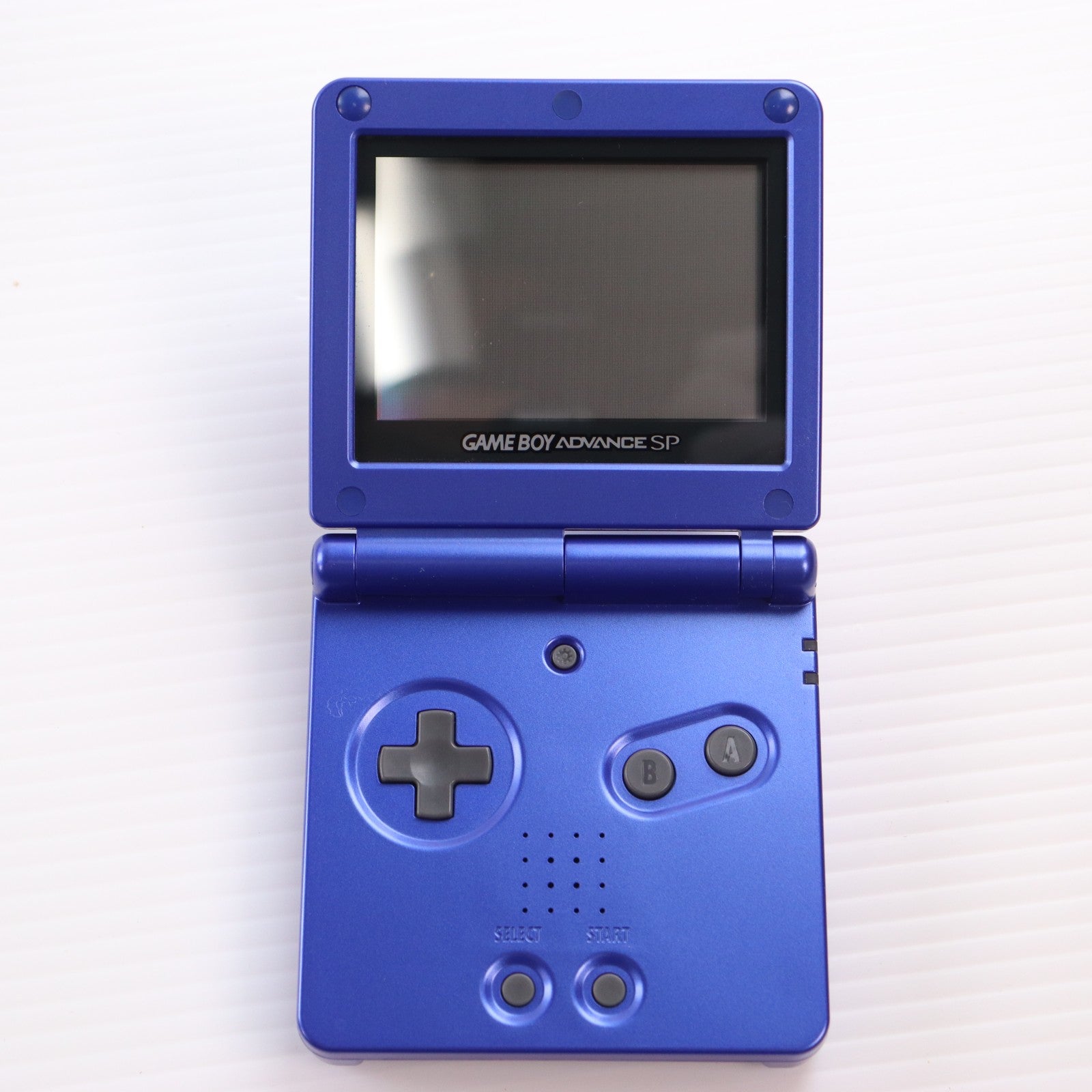 【中古即納】[GBA] (本体) GAMEBOY ADVANCE SP(ゲームボーイアドバンスSP) アズライトブルー 任天堂(AGS-S-ZBA)(20030214)