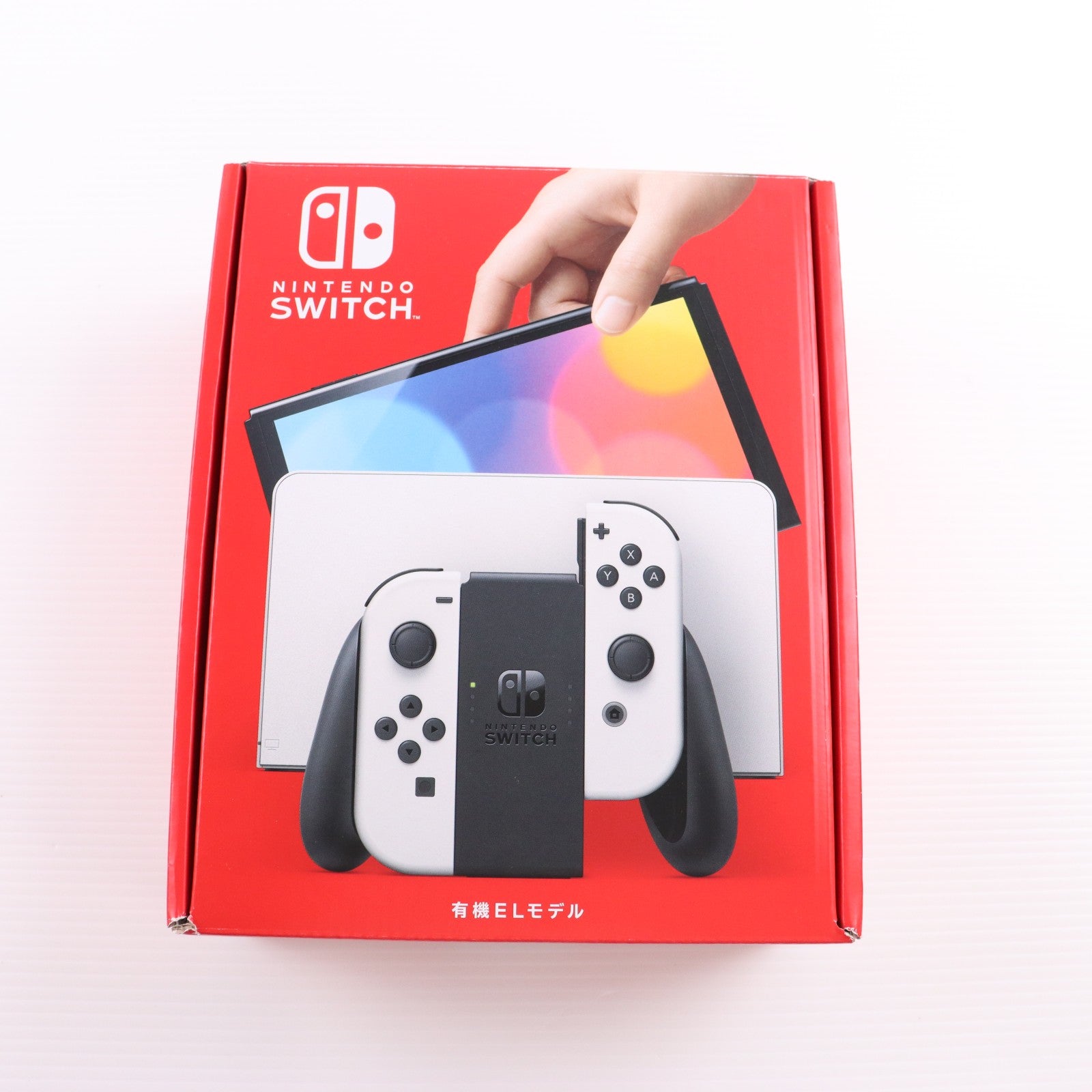 【中古即納】[Switch] (本体) Nintendo Switch(ニンテンドースイッチ) 有機ELモデル Joy-Con(L)/(R) ホワイト 任天堂(HEG-S-KAAAA)(20211008)
