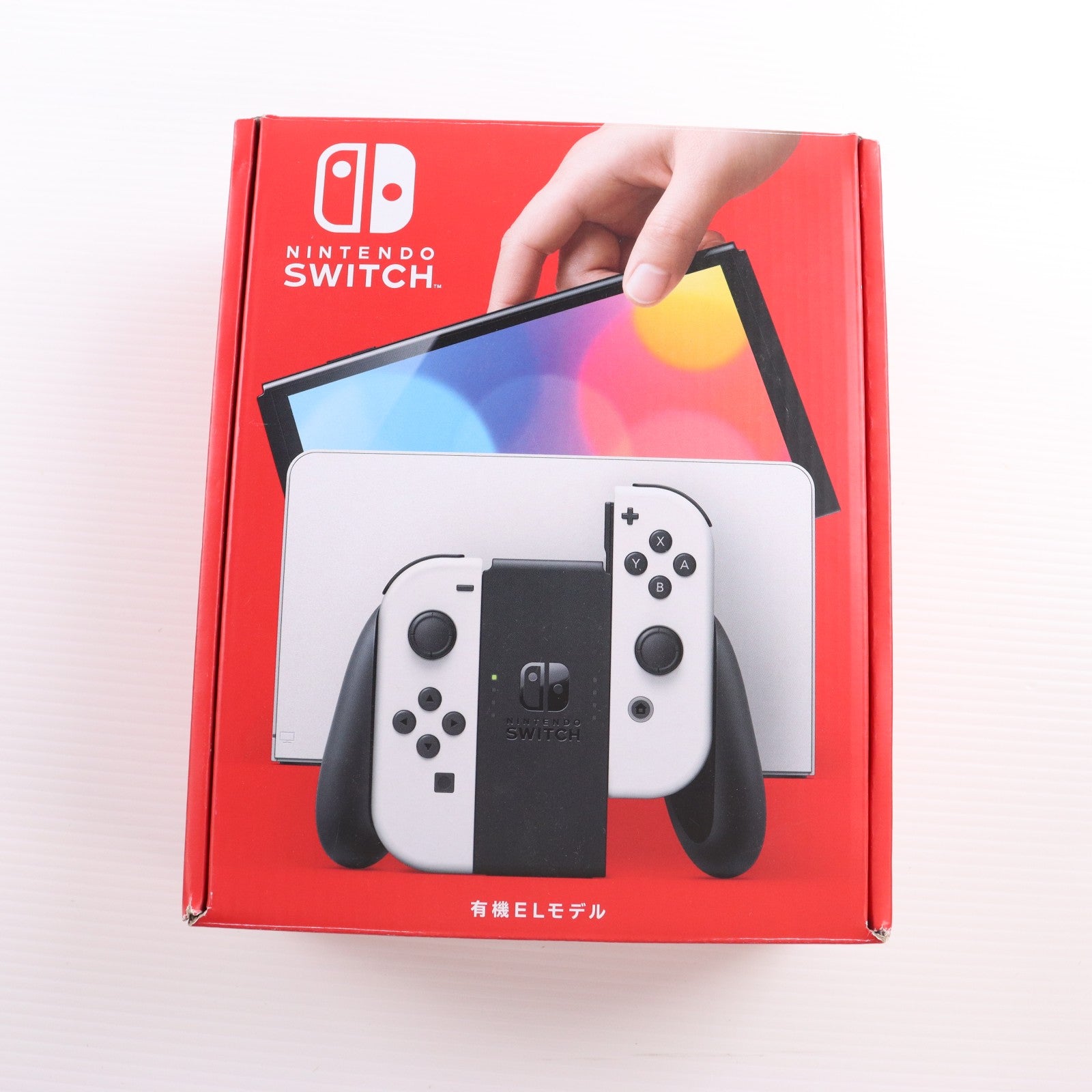 【中古即納】[Switch] (本体) Nintendo Switch(ニンテンドースイッチ) 有機ELモデル Joy-Con(L)/(R) ホワイト 任天堂(HEG-S-KAAAA)(20211008)